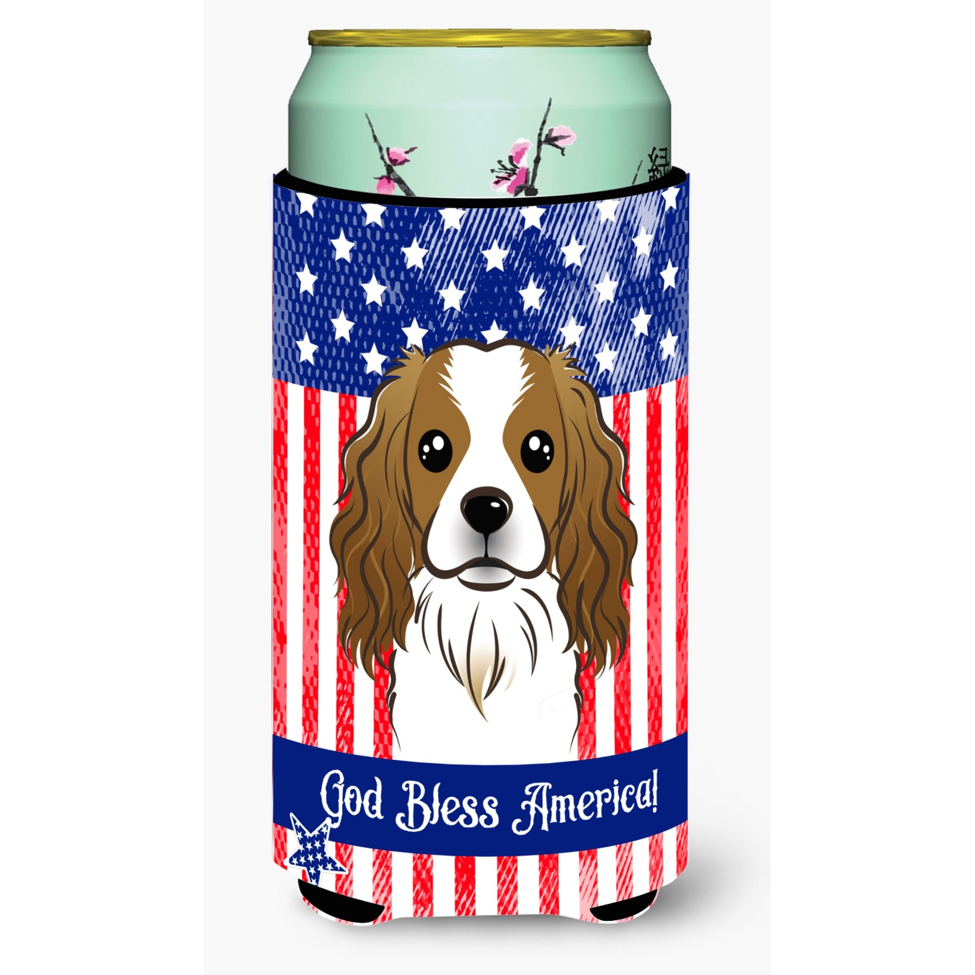 &quotCaroline's Treasures BB2154TBC "&quotCavalier Spaniel"" Tall Boy Hugger Koozie, Multicolor"