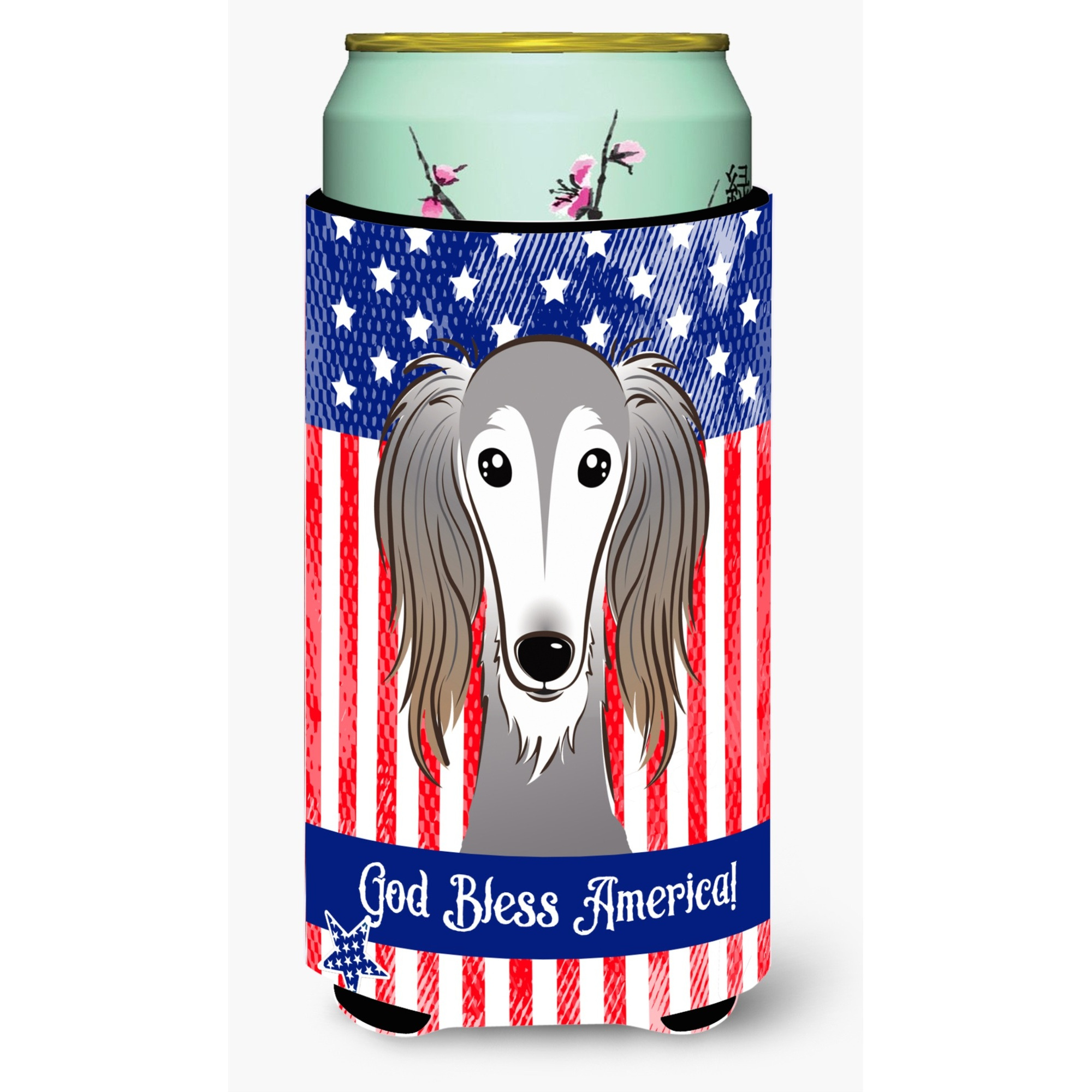 &quotCaroline's Treasures BB2159TBC "&quotSaluki"" Tall Boy Hugger Koozie, Multicolor"