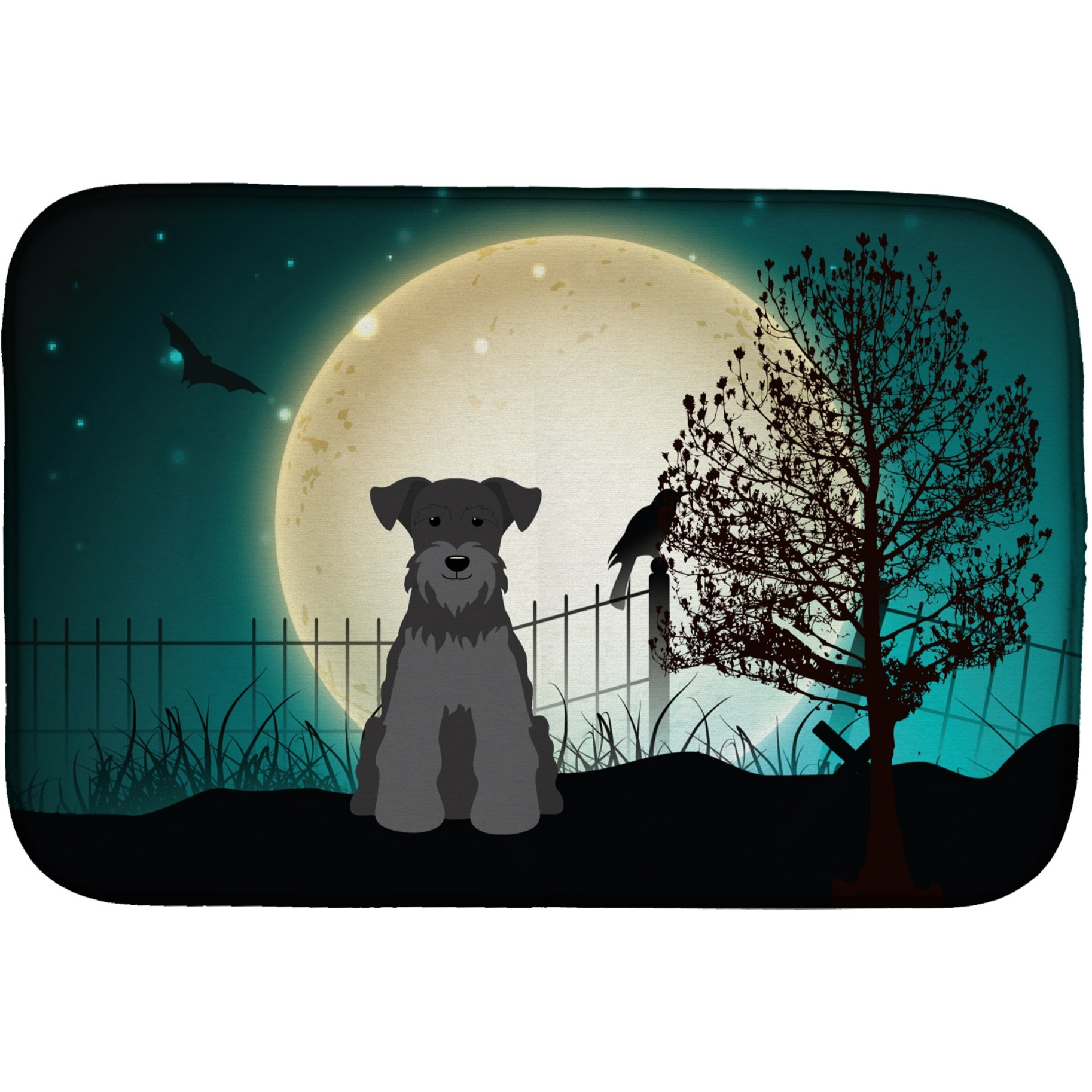 &quotCaroline's Treasures BB2241DDM Dish Drying Mat, 14 x 21, Halloween"