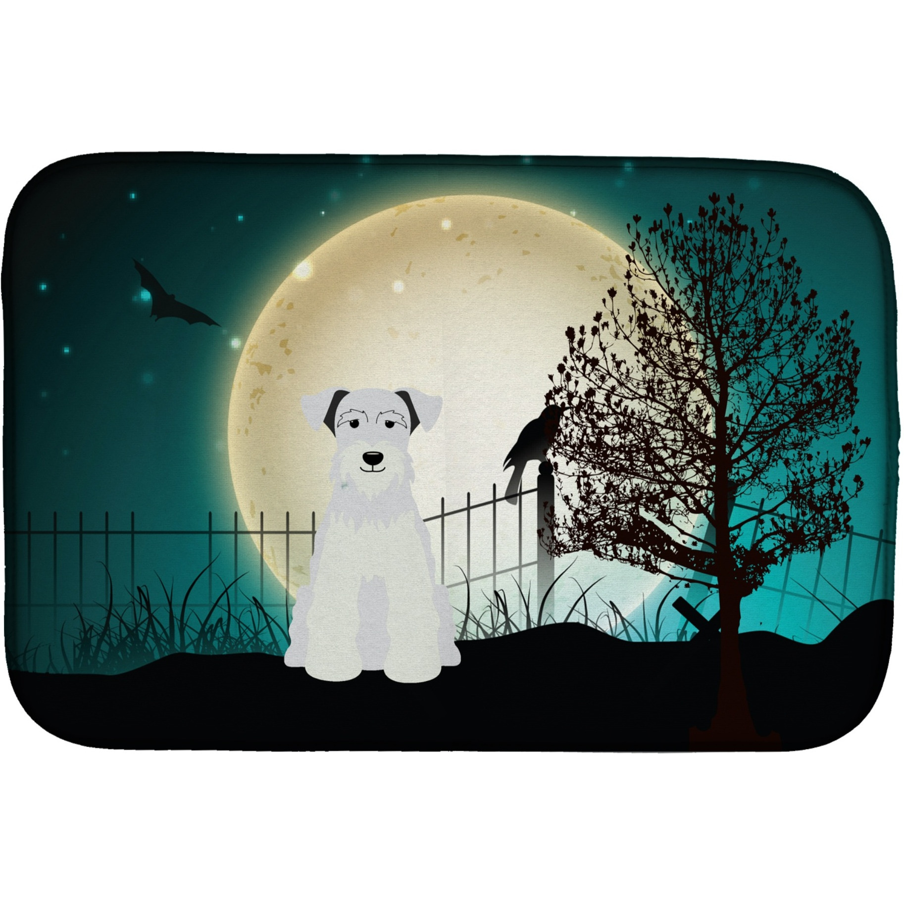 &quotCaroline's Treasures BB2243DDM Dish Drying Mat, 14 x 21, Halloween"