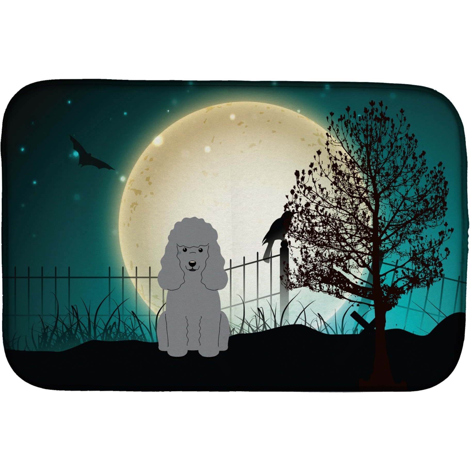 &quotCaroline's Treasures BB2258DDM Dish Drying Mat, 14 x 21, Halloween"