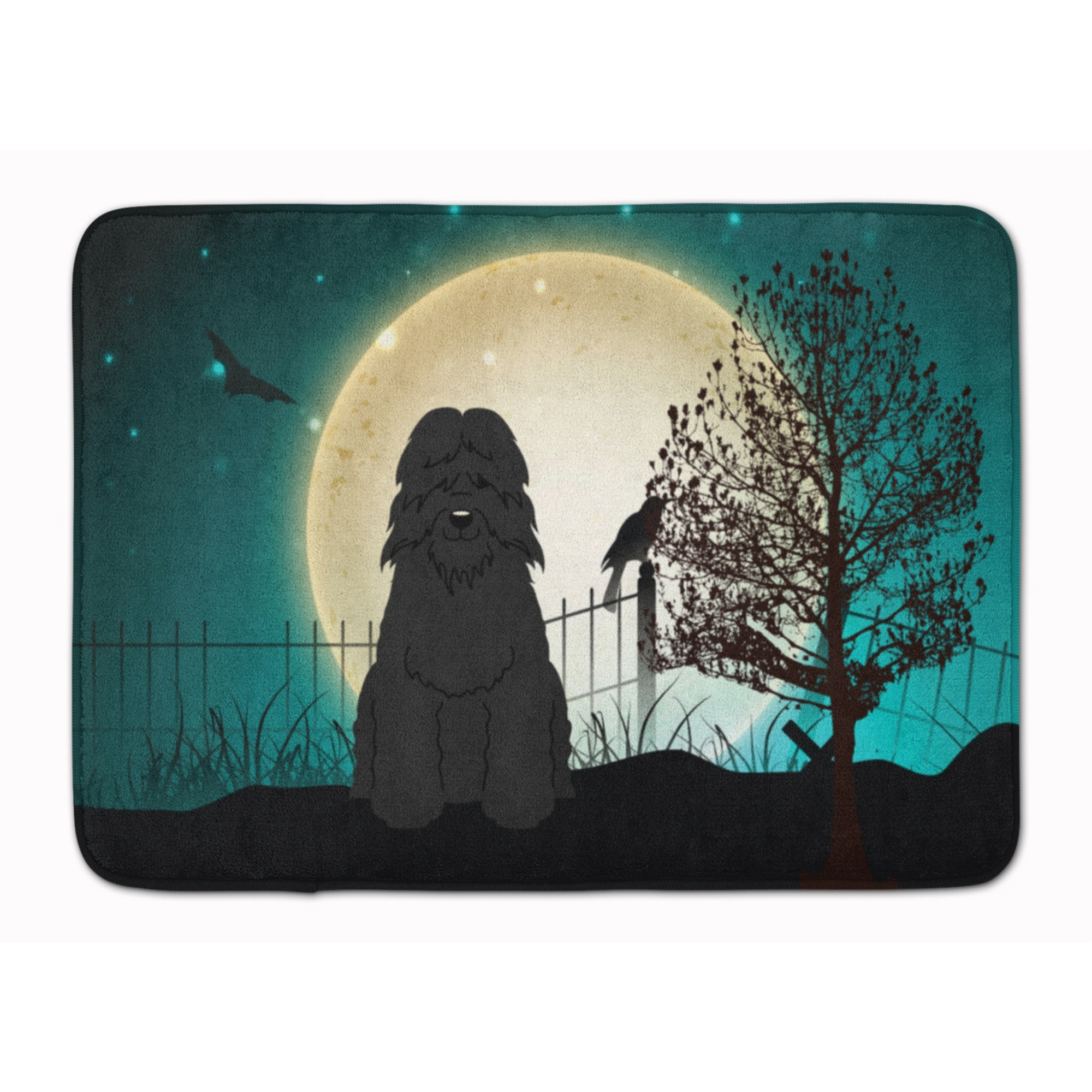 &quotCaroline's Treasures Halloween Scary Bouvier des Flandres, 19"" x 27"", Multicolor"