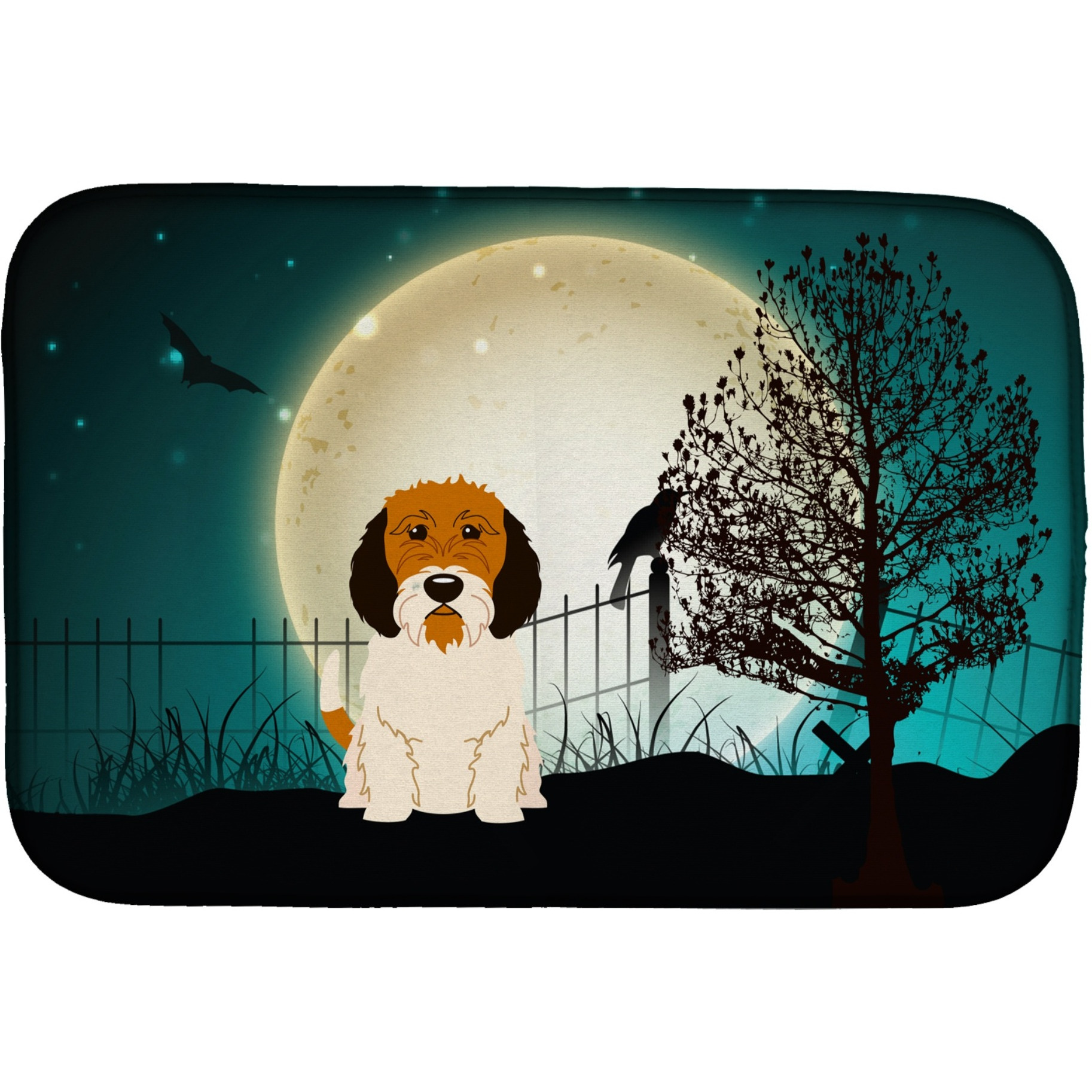 &quotCaroline's Treasures BB2269DDM Dish Drying Mat, 14"" x 21"", Halloween"
