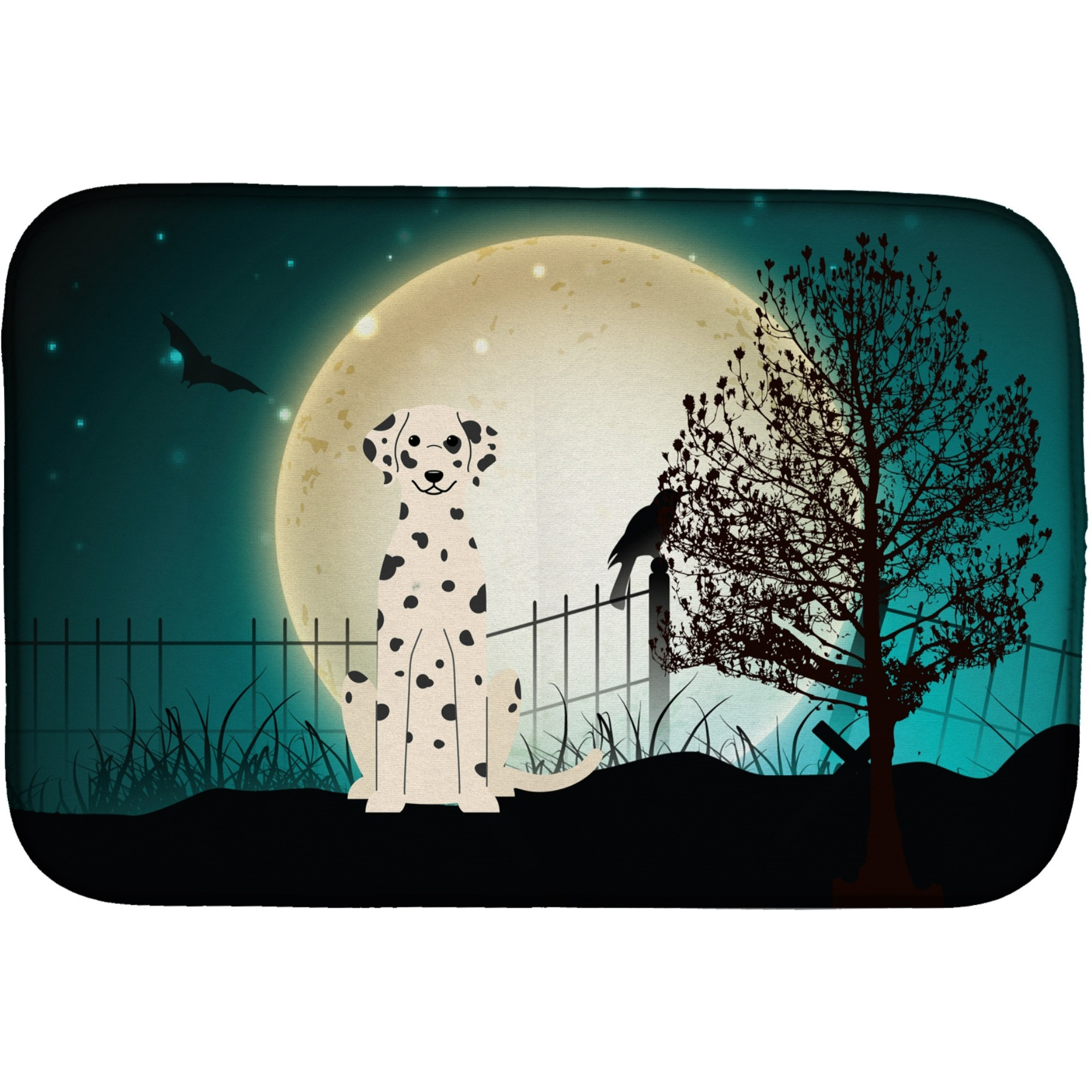 &quotCaroline's Treasures BB2287DDM Dish Drying Mat, 14 x 21, Halloween"