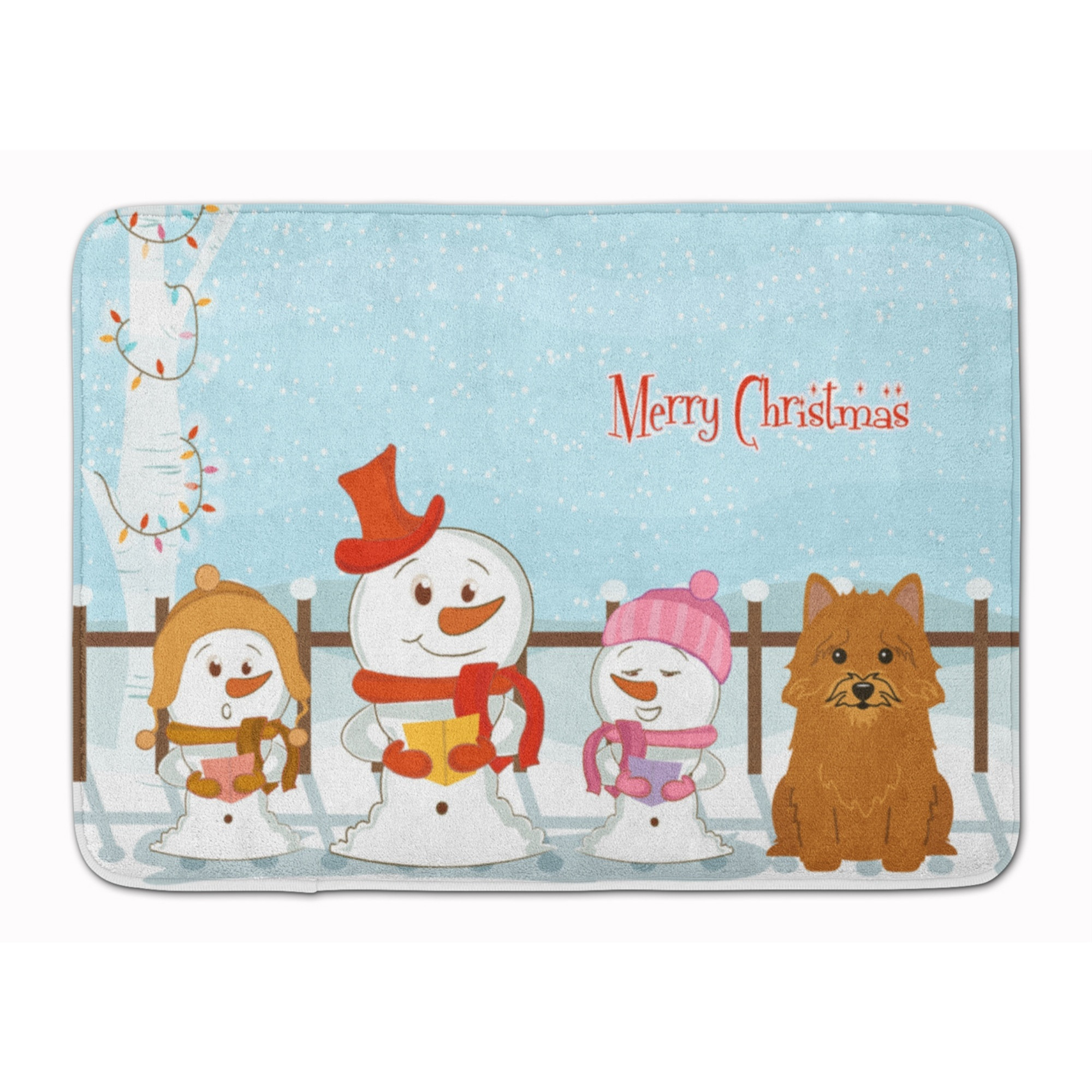&quotCaroline's Treasures Merry Christmas Norwich Terrier, 19"" x 27"", Multicolor"