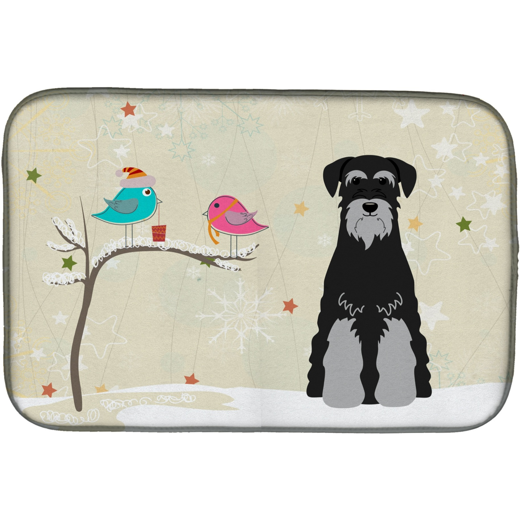 &quotCaroline's Treasures BB2506DDM Dish Drying Mat, 14 x 21, Christmas Presents"