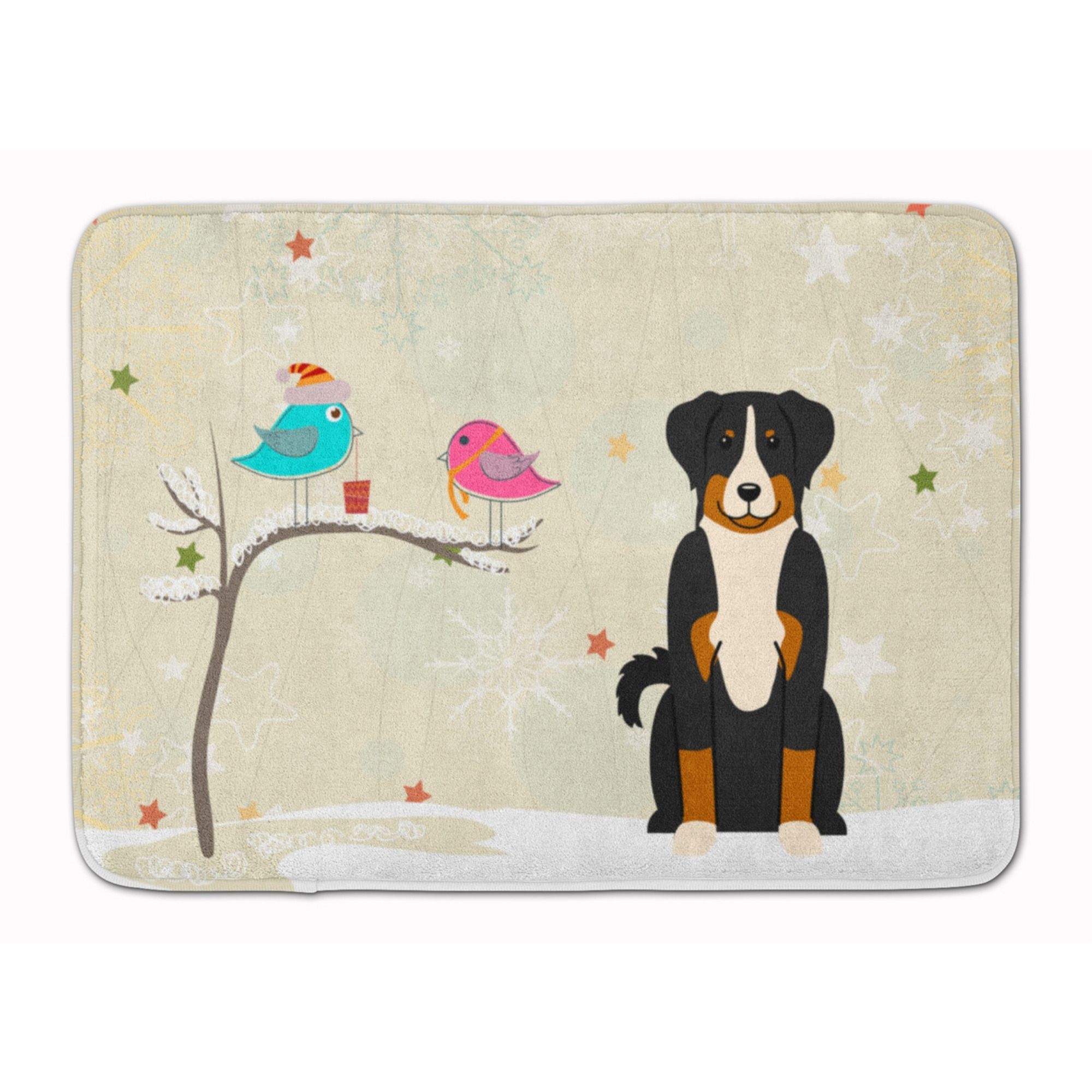 &quotCaroline's Treasures Christmas Appenzeller Sennenhund, 19"" x 27"", Multicolor"