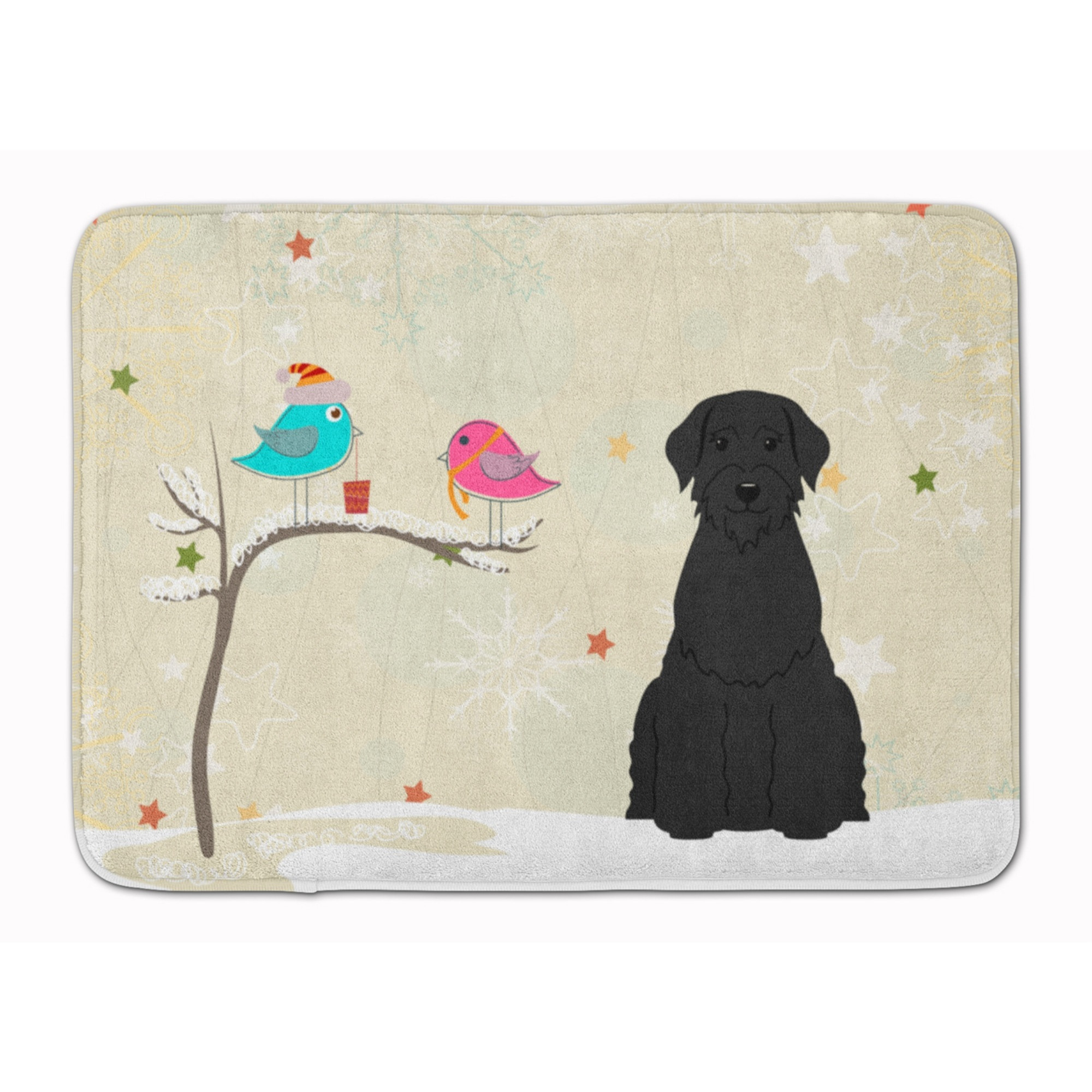 &quotCaroline's Treasures Christmas Presents Giant Schnauzer Floor Mat, 19"" x 27"", Multicolor"