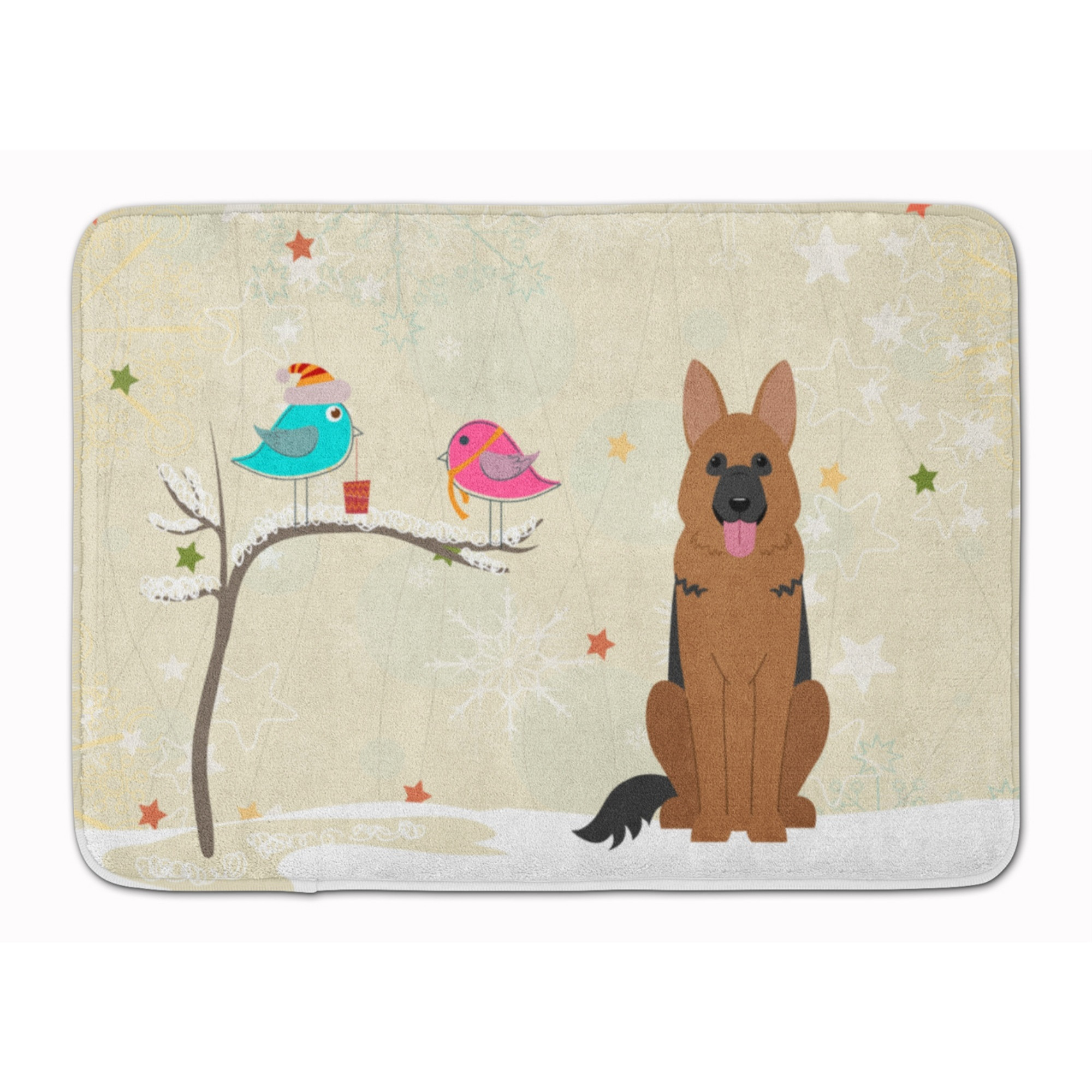 &quotCaroline's Treasures Christmas Presents German Shepherd, 19"" x 27"", Multicolor"