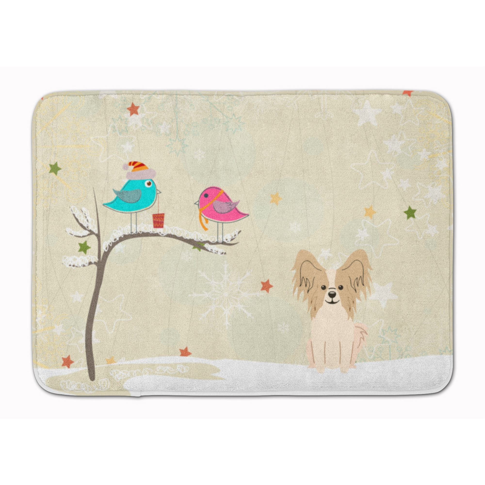 &quotCaroline's Treasures Christmas Presents Papillon Sable White, 19"" x 27"", Multicolor"
