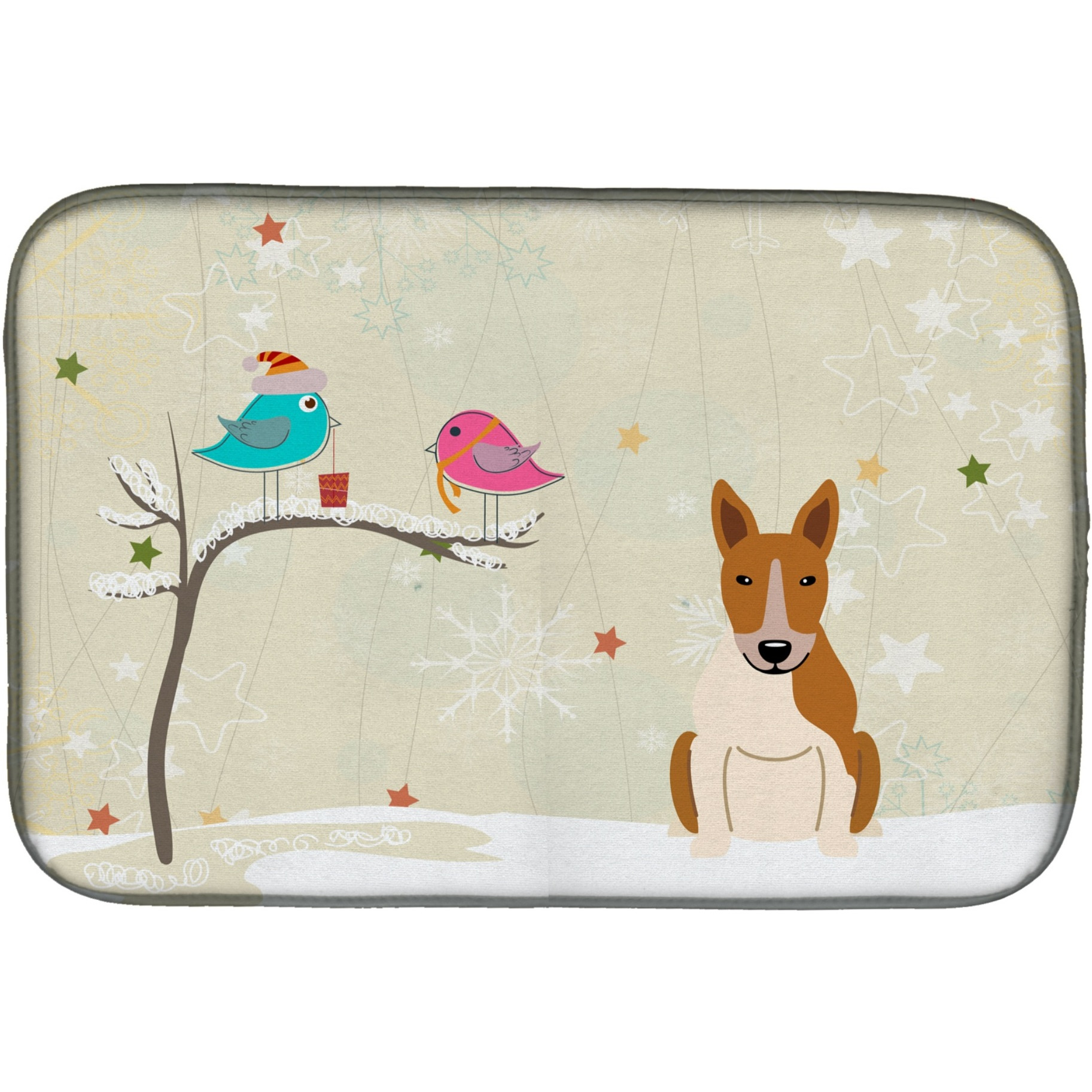 &quotCaroline's Treasures BB2607DDM Dish Drying Mat, 14 x 21, Christmas Presents"