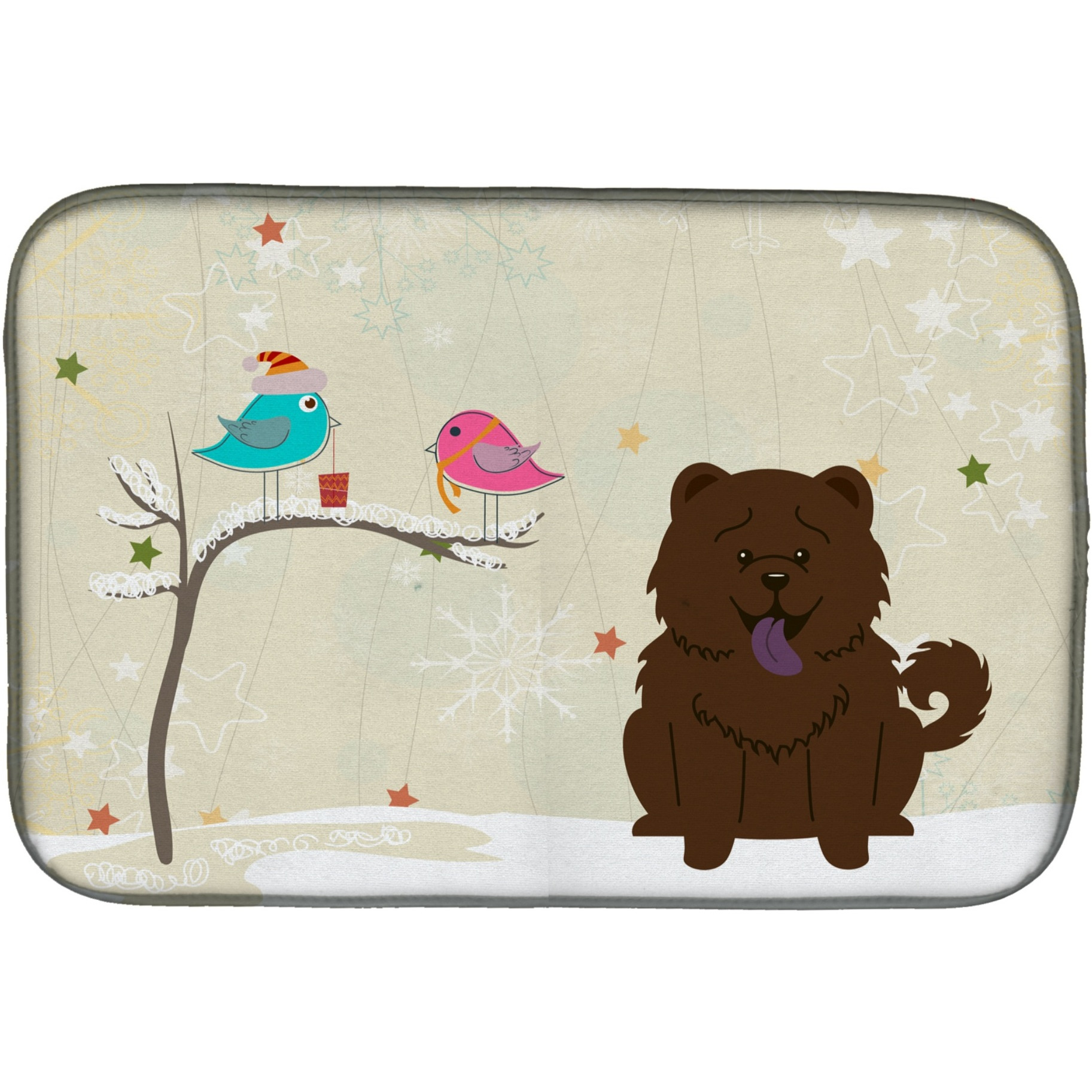 &quotCaroline's Treasures Adds A Touch Of Flair Dish Drying Mat, 14"" x 21"", Christmas Presents"