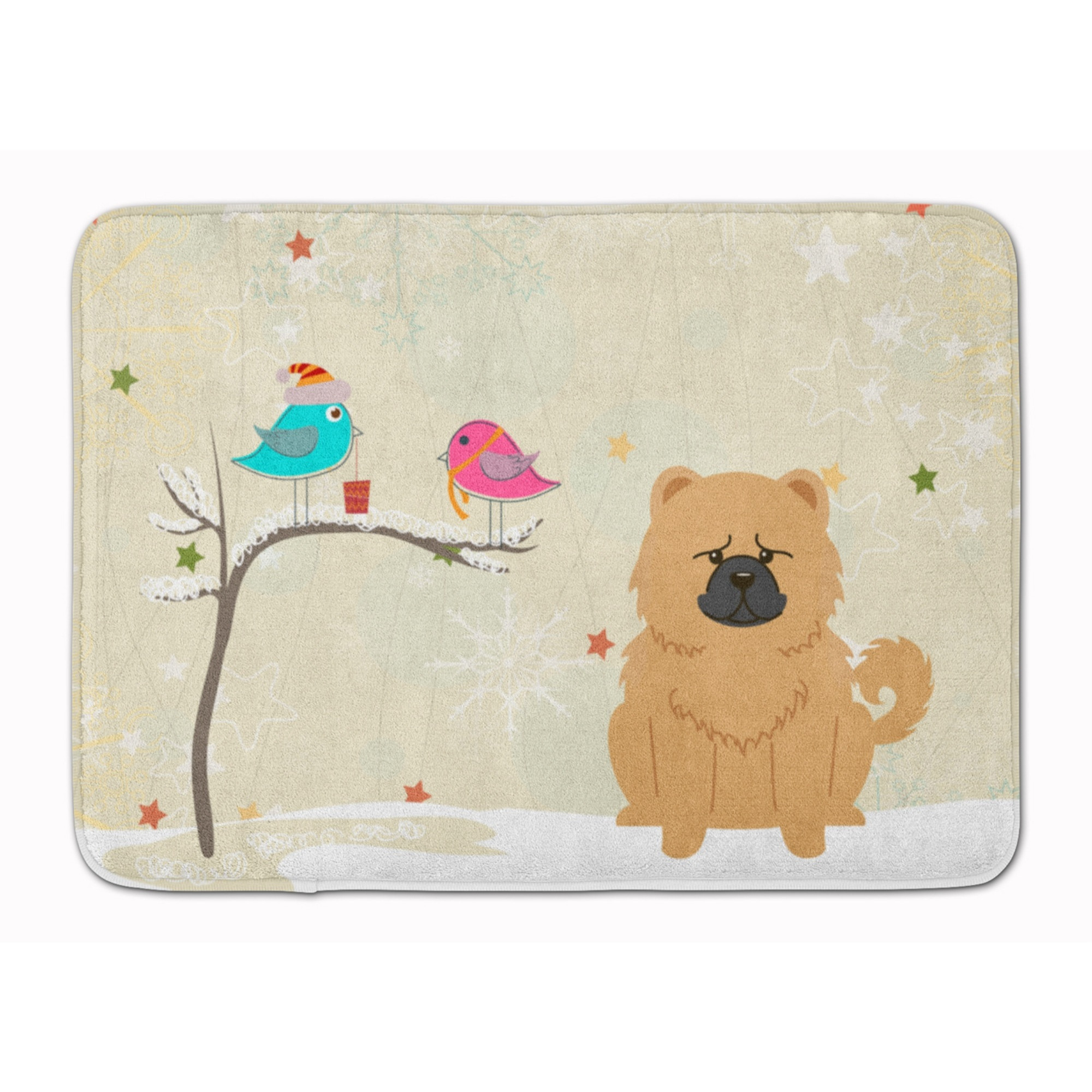 &quotCaroline's Treasures Christmas Presents Chow Cream, 19"" x 27"", Multicolor"