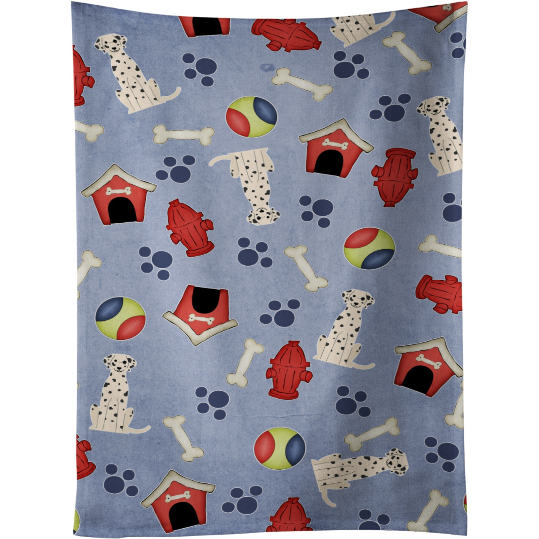 &quotCaroline's Treasures BB2710KTWL Dog House Collection Dalmatian Kitchen Towel, 25"" x 15"", Multicolor"