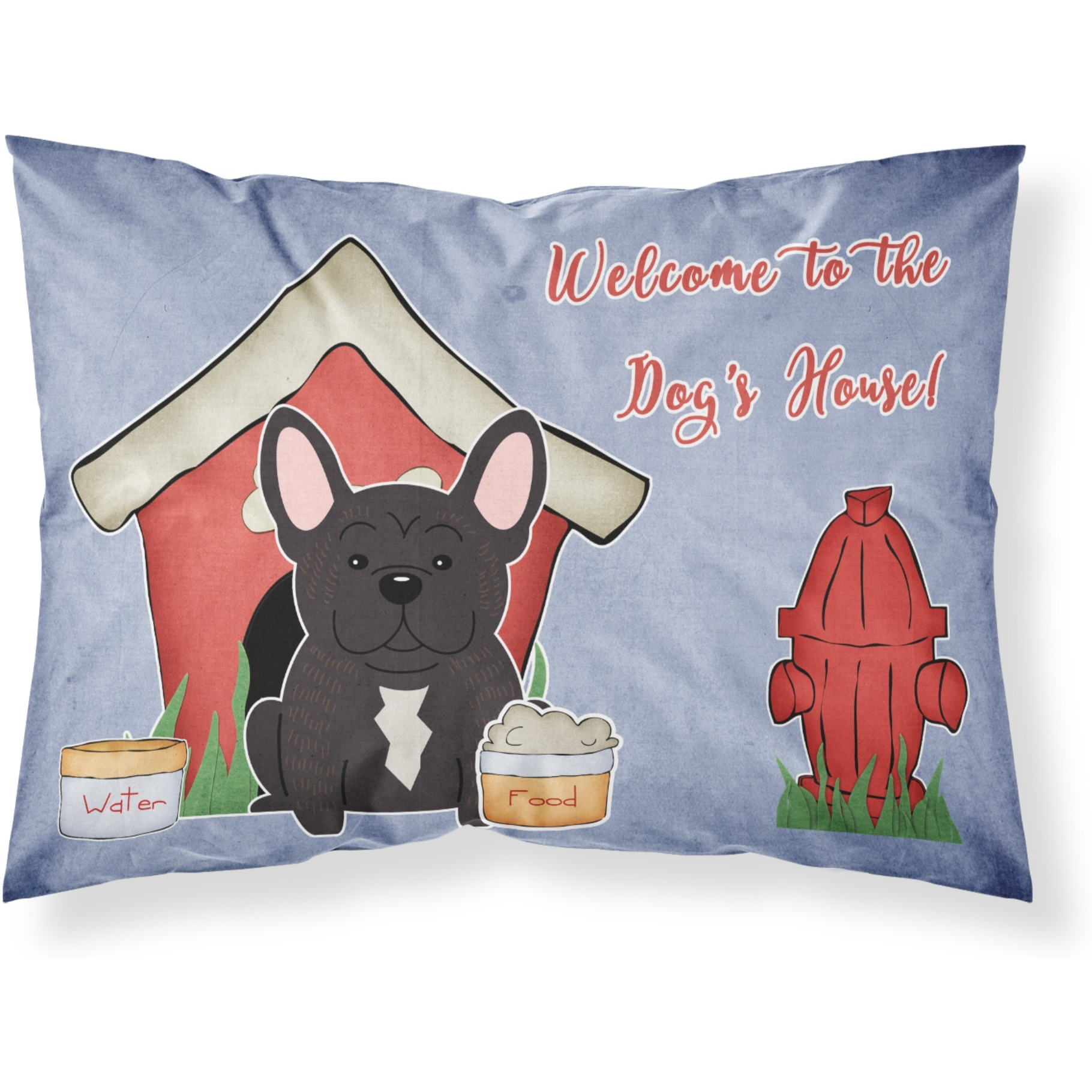 Caroline's Treasures Dog House Collection French Bulldog Brindle Fabric Standard Pillowcase BB2763PILLOWCASE