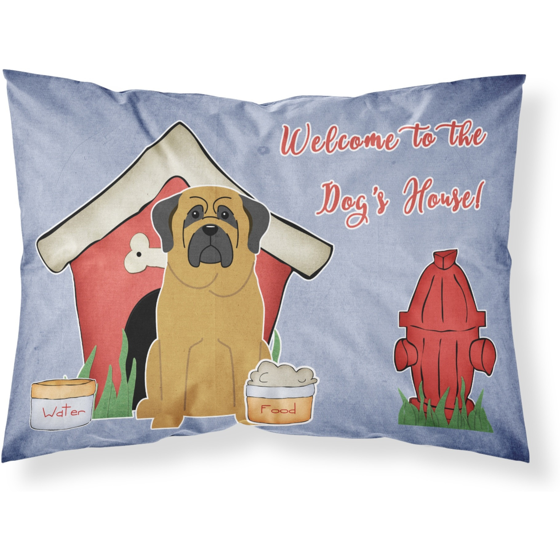&quotCaroline's Treasures Dog House Collection Mastiff Fabric Standard Pillowcase BB2772PILLOWCASE, Multicolor"