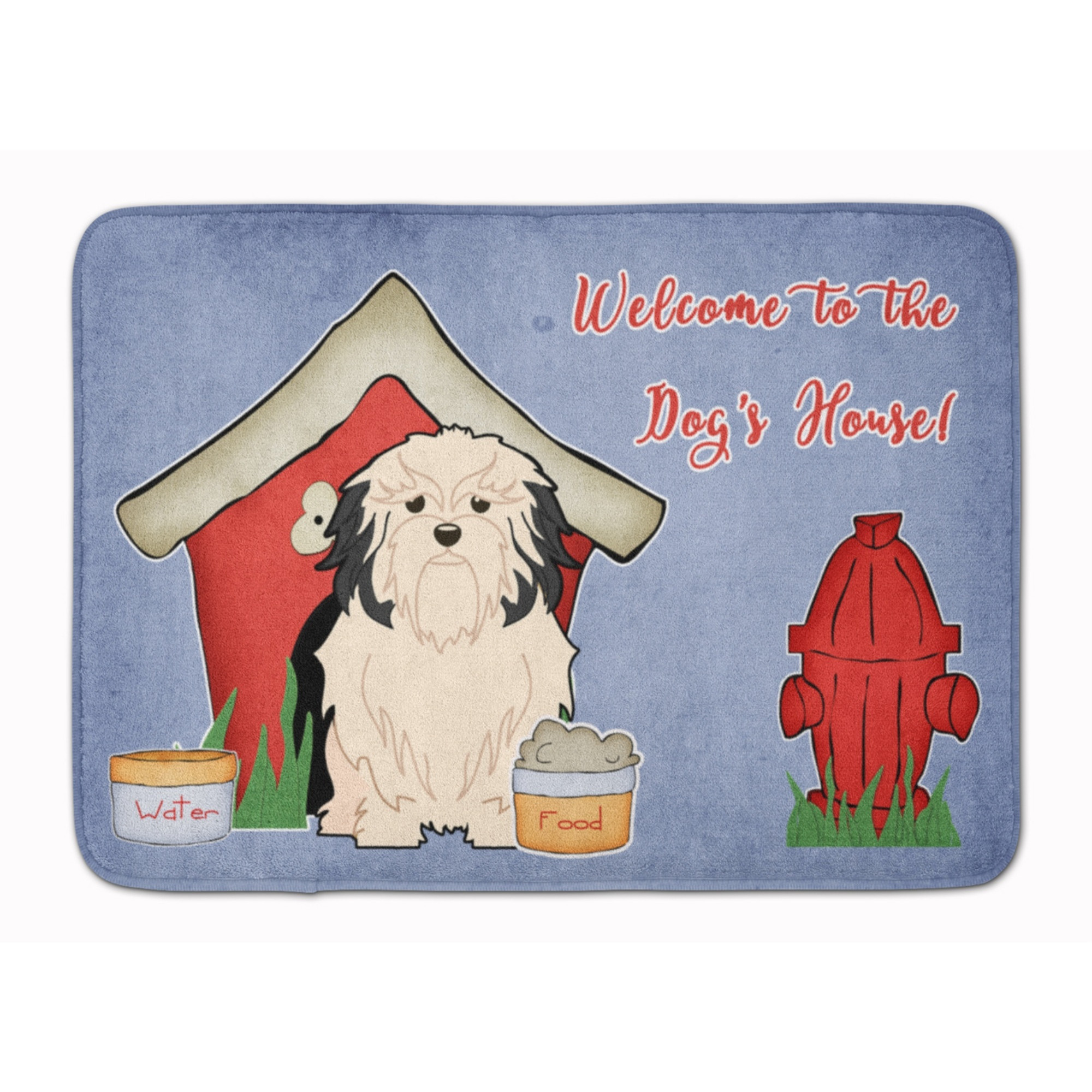 &quotCaroline's Treasures Dog House Collection Lowchen Floor Mat, 19"" x 27"", Multicolor"