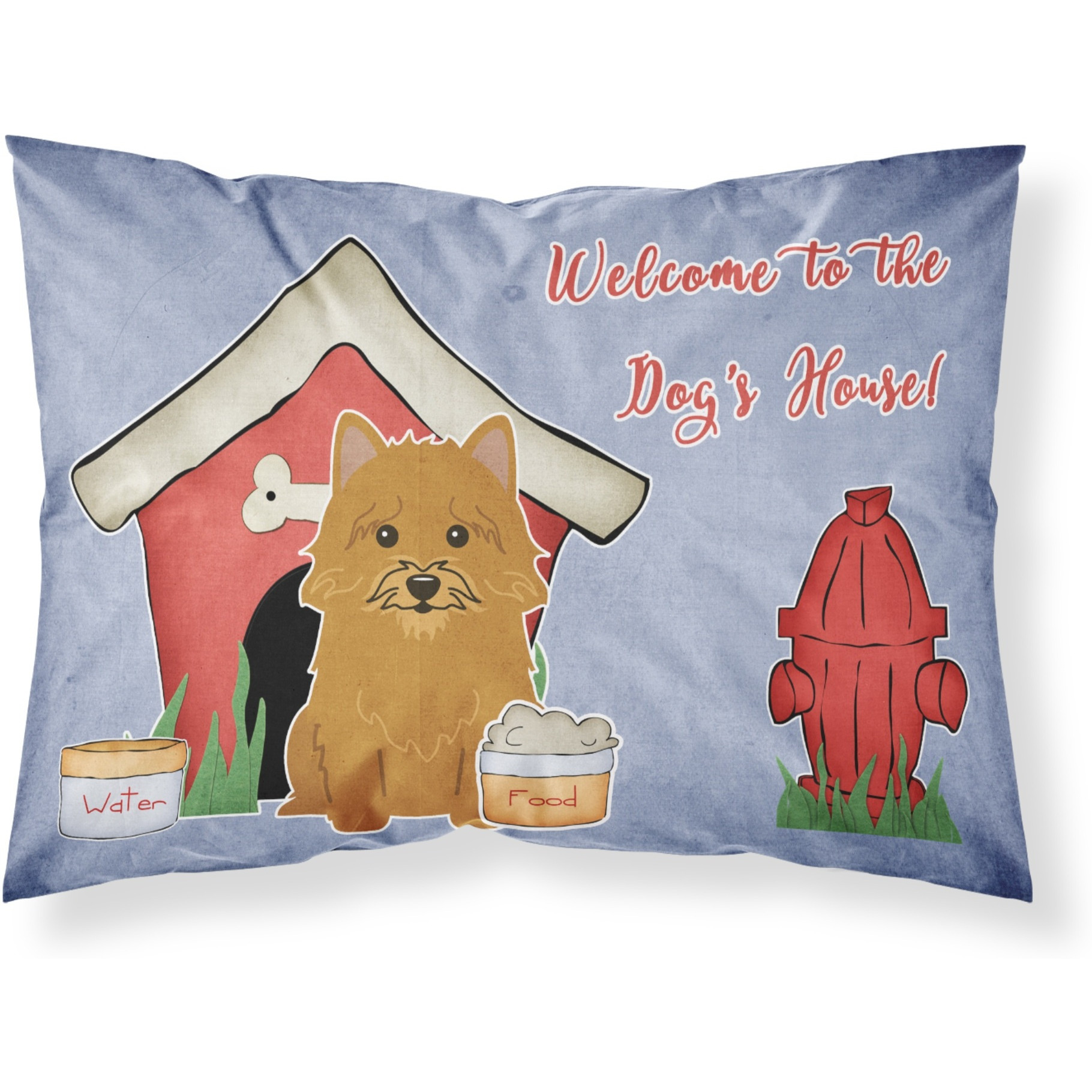 &quotCaroline's Treasures Dog House Collection Norwich Terrier Fabric Standard Pillowcase BB2774PILLOWCASE, Multicolor"