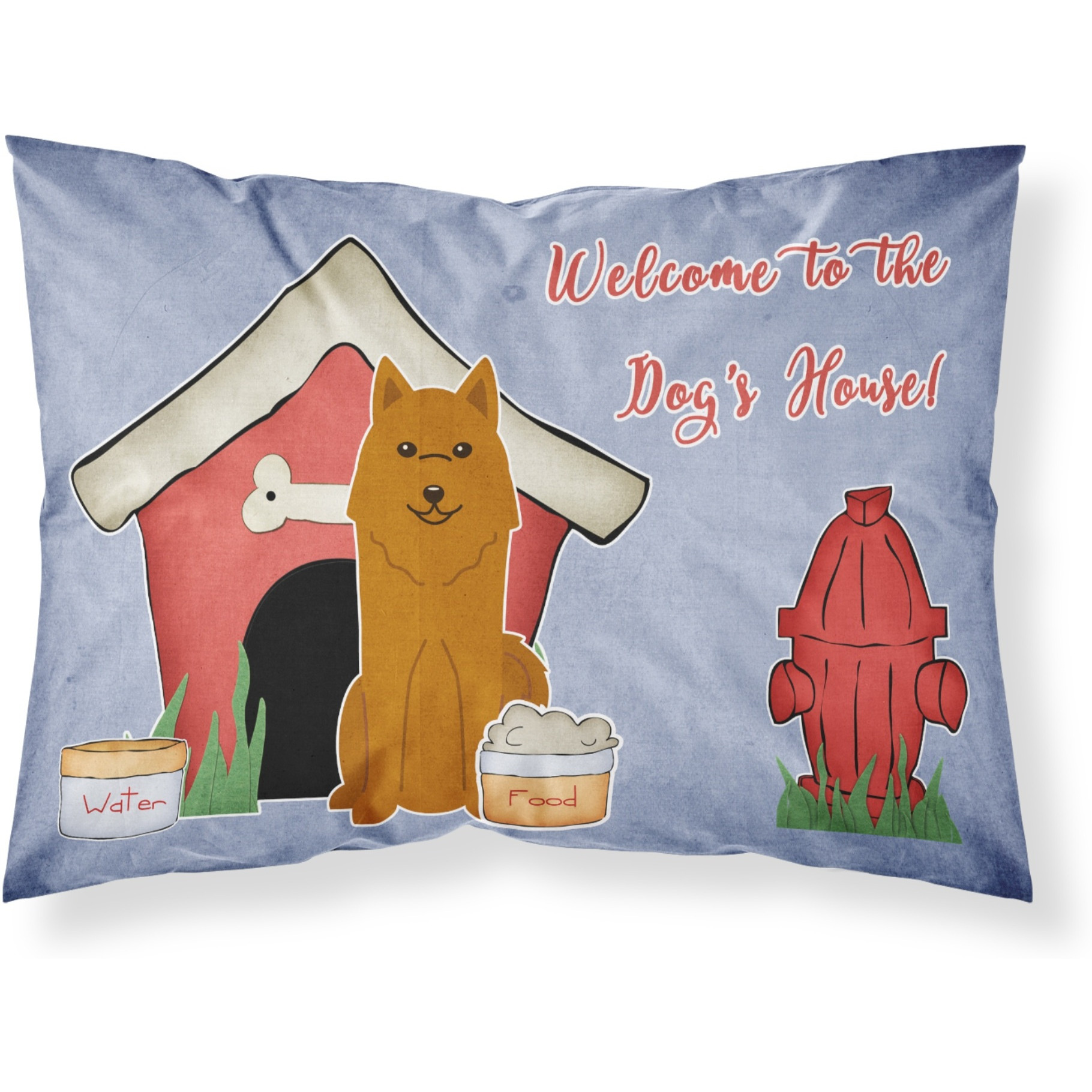 Caroline's Treasures House Collection Karelian Bear Dog Fabric Standard Pillowcase BB2776PILLOWCASE