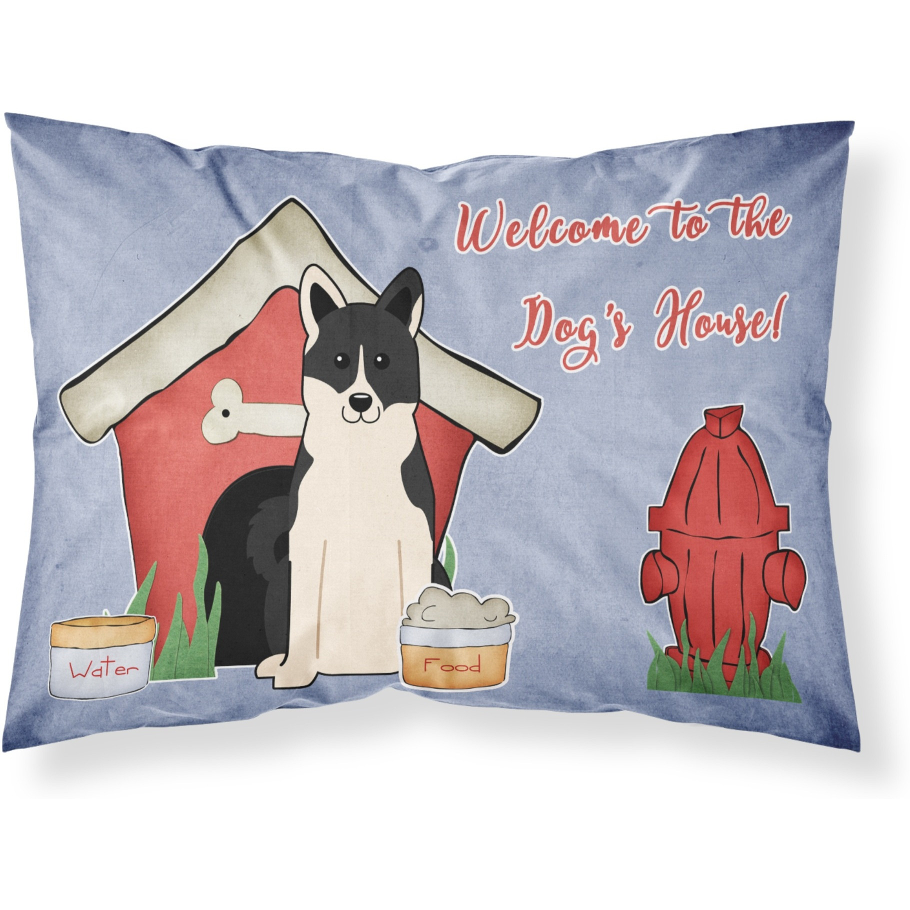 &quotCaroline's Treasures Dog House Collection Russo-European Laika Spitz Fabric Standard Pillowcase BB2783PILLOWCASE, Multicolor"