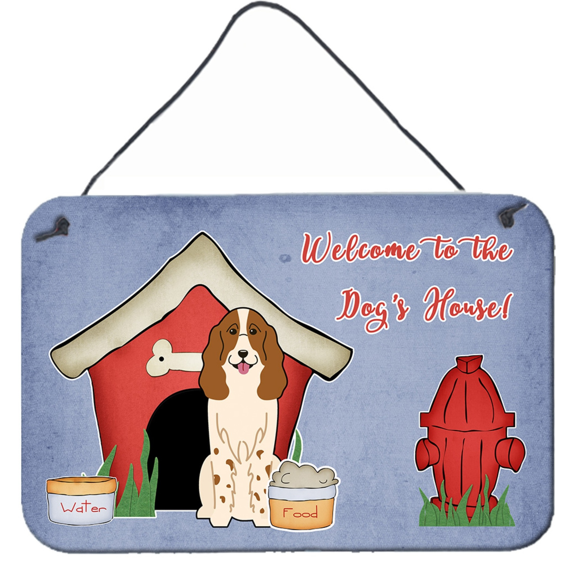 &quotCaroline's Treasures Dog House Collection Russian Spaniel Wall or Door Hanging Prints BB2785DS812, 8"" x 12"""