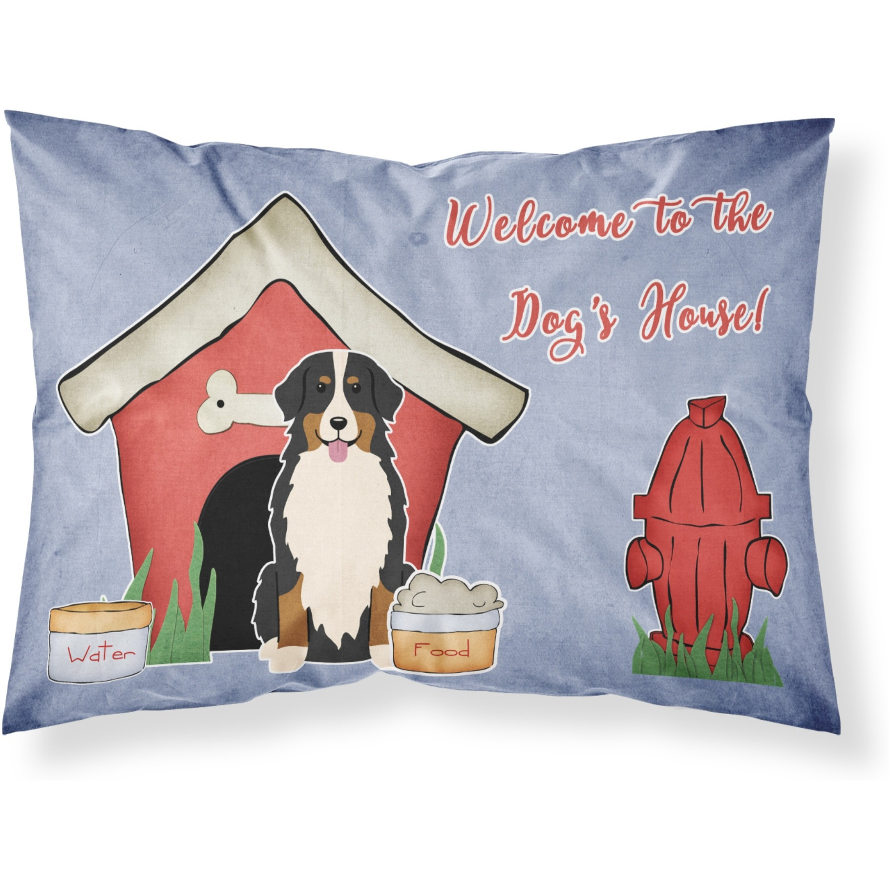 &quotCaroline's Treasures House Collection Bernese Mountain Dog Fabric Standard Pillowcase BB2790PILLOWCASE, Multicolor"