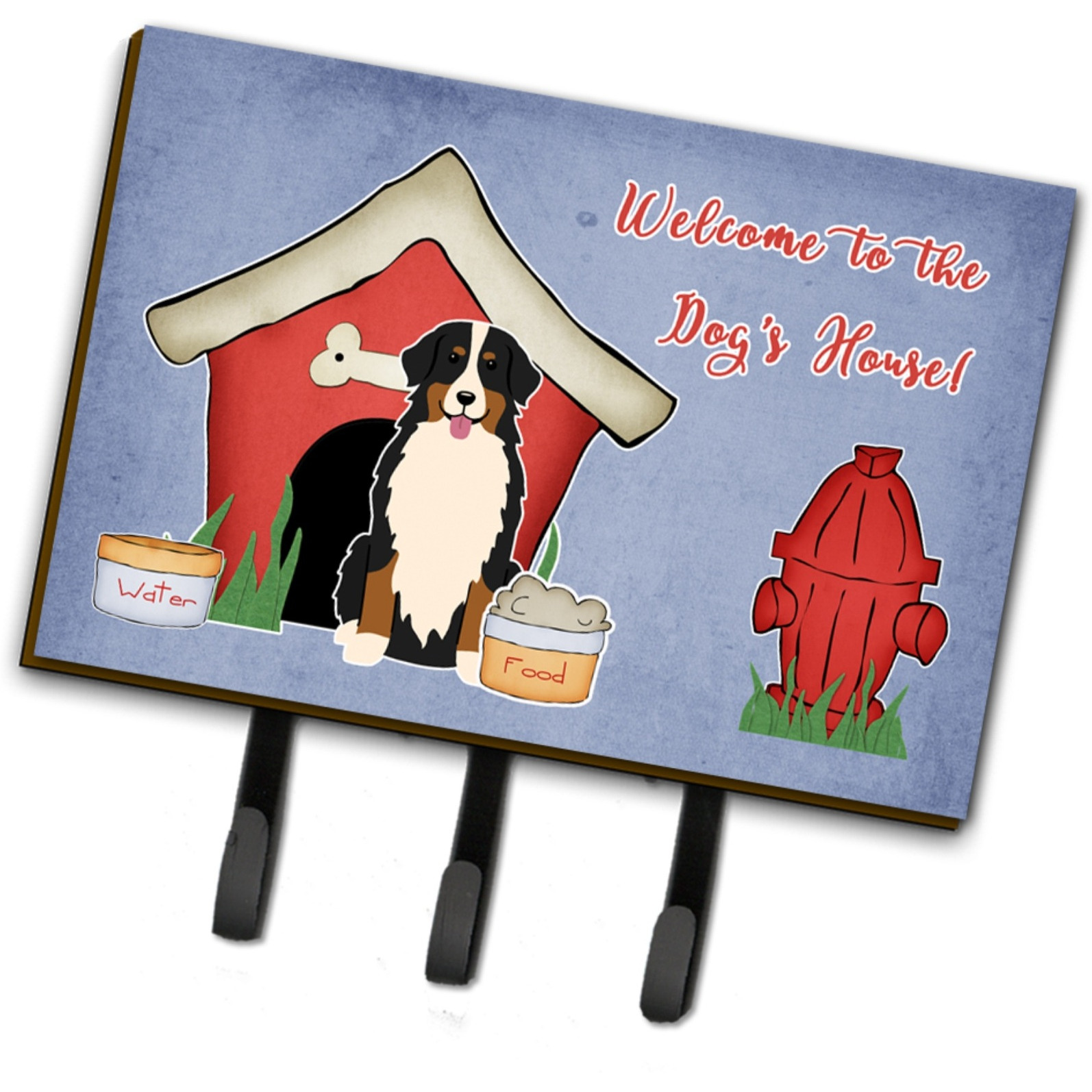 &quotCaroline's Treasures House Collection Bernese Mountain Dog Leash or Key Holder BB2790TH68, Triple"