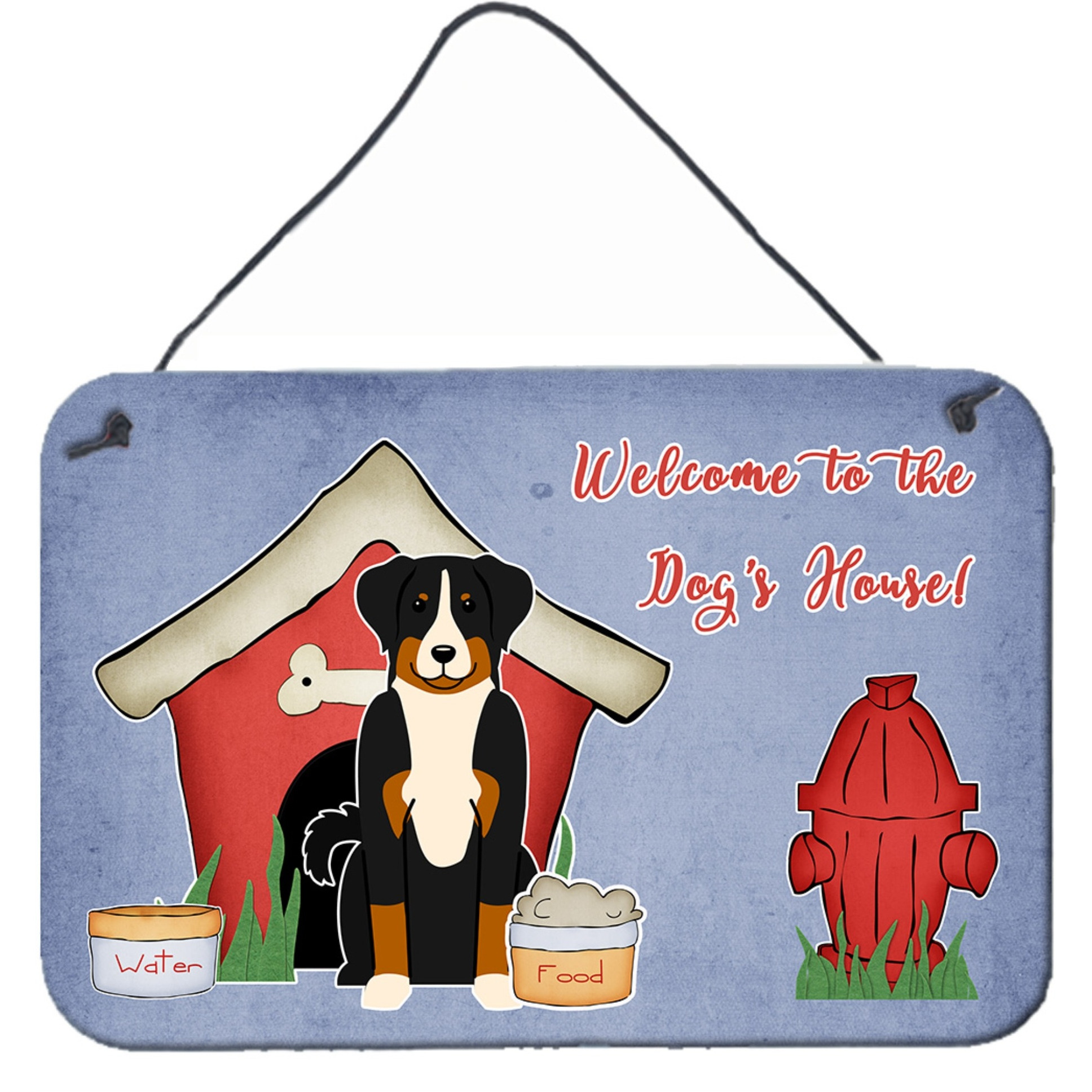 &quotCaroline's Treasures Dog House Collection Appenzeller Sennenhund Wall or Door Hanging Prints BB2797DS812, 8"" x 12"""