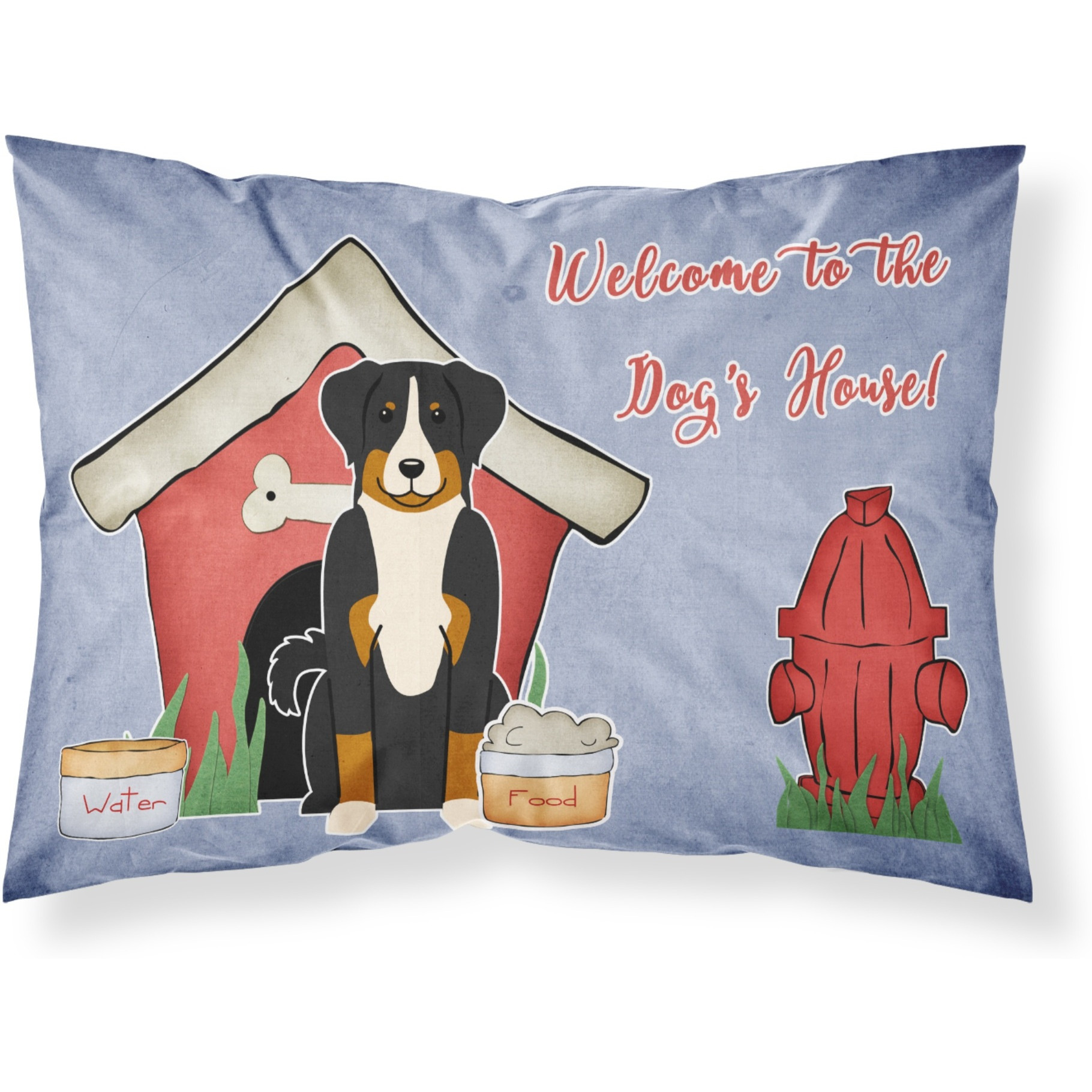 &quotCaroline's Treasures Dog House Collection Appenzeller Sennenhund Fabric Standard Pillowcase BB2797PILLOWCASE, Multicolor"