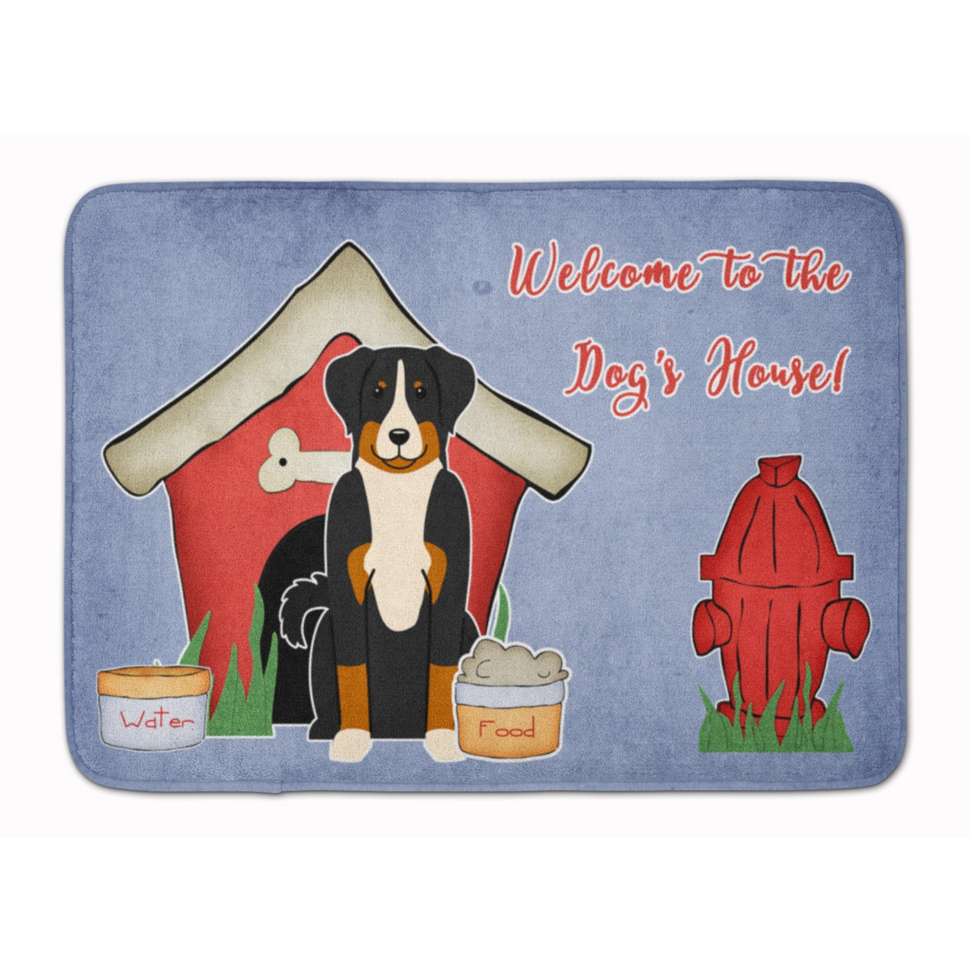 &quotCaroline's Treasures Dog House Appenzeller Sennenhund Floor Mat, 19"" x 27"", Multicolor"