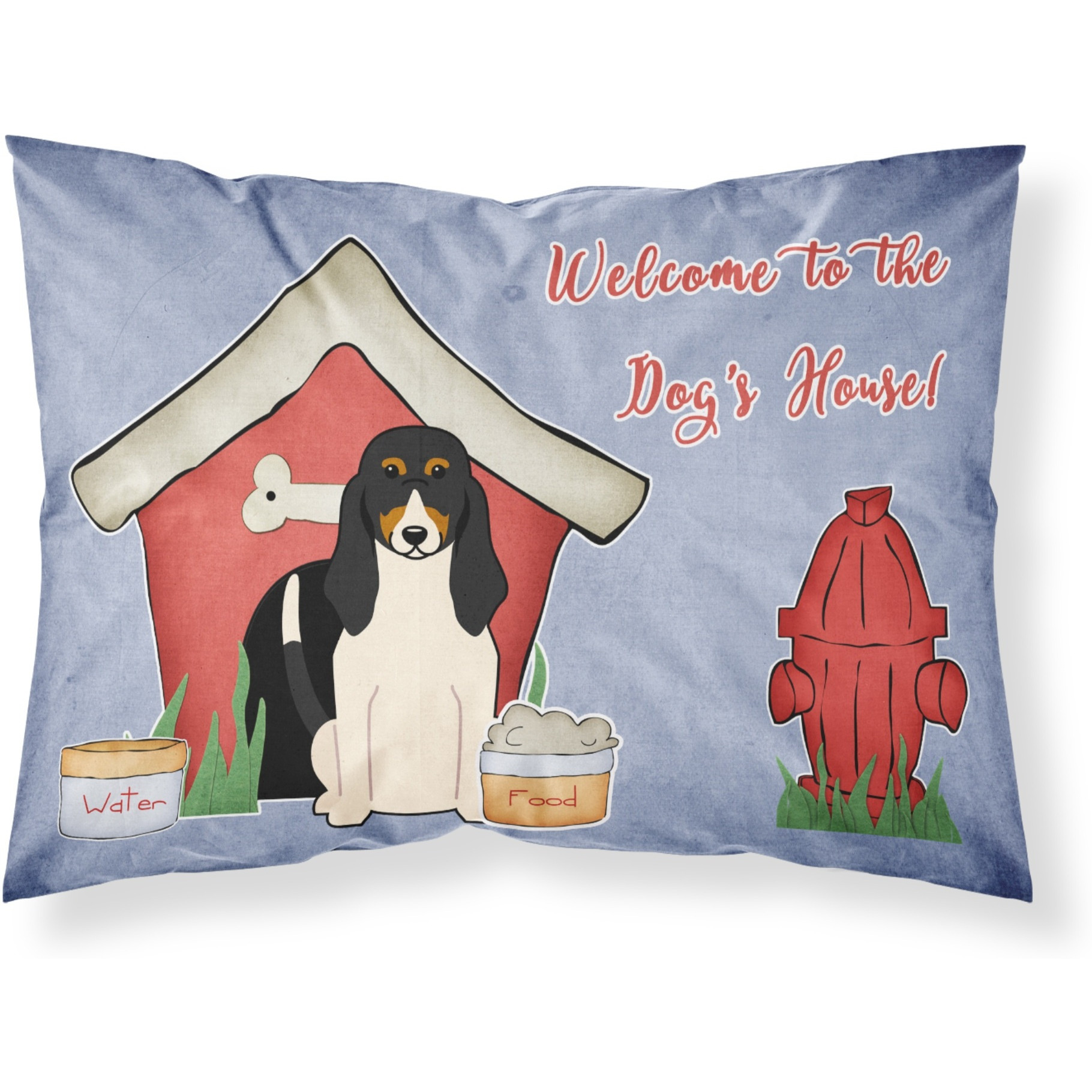 Caroline's Treasures Dog House Collection Swiss Hound Fabric Standard Pillowcase BB2798PILLOWCASE