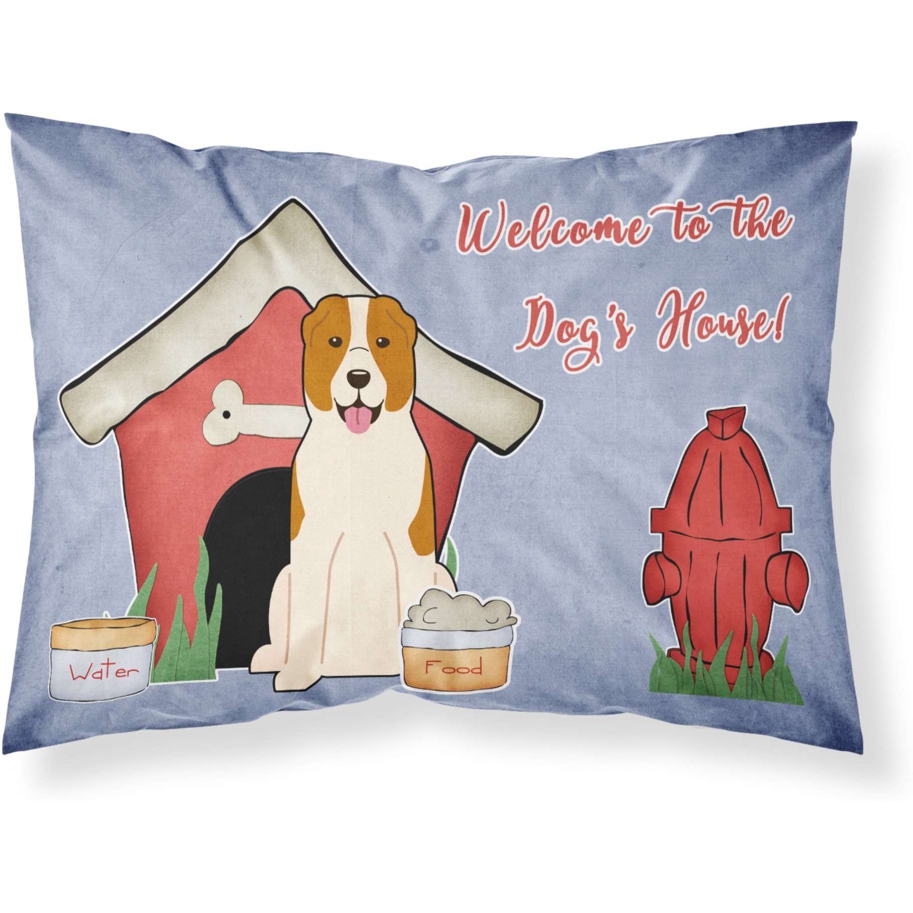 &quotCaroline's Treasures House Collection Central Asian Shepherd Dog Fabric Standard Pillowcase BB2803PILLOWCASE, Multicolor"