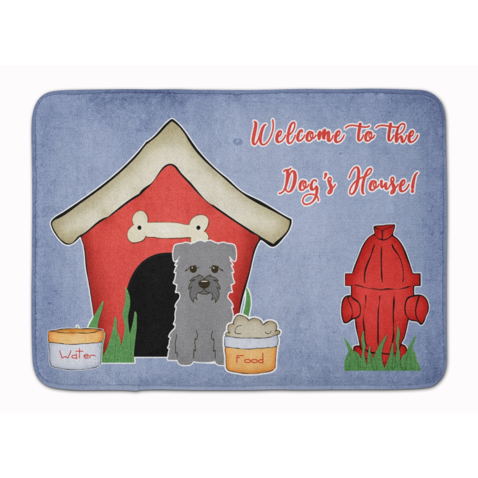 &quotCaroline's Treasures Dog House Collection Glen of Imal Grey, 19"" x 27"", Multicolor"