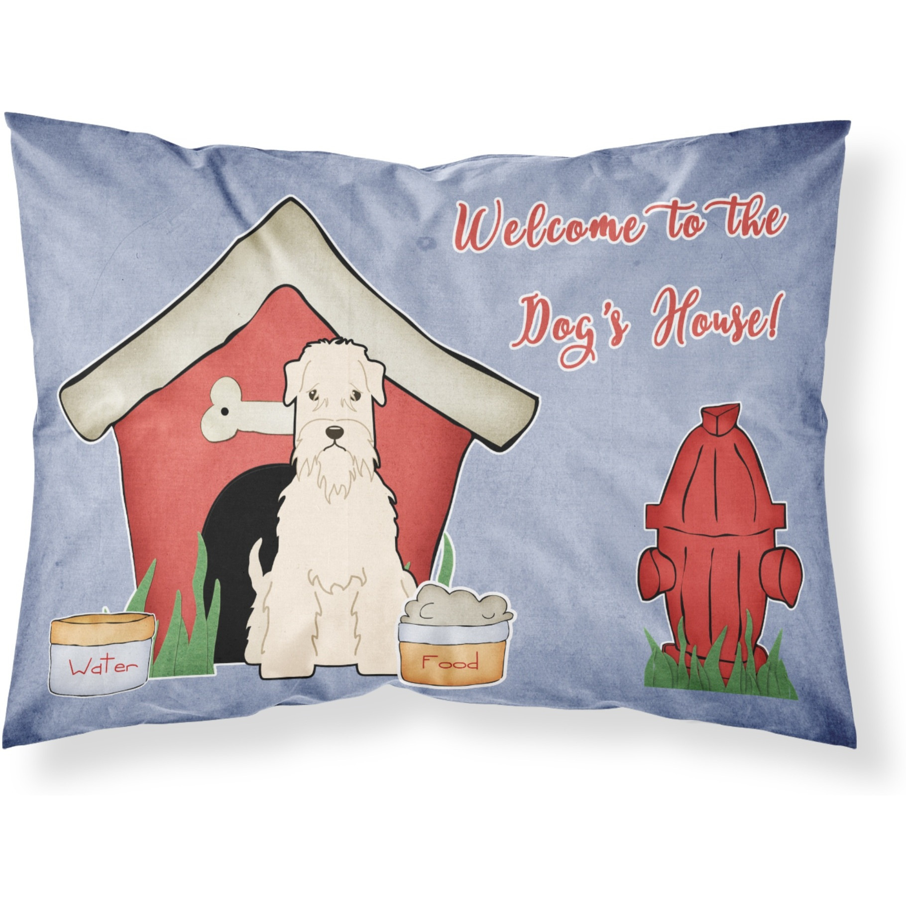 &quotCaroline's Treasures Dog House Collection Soft Coated Wheaten Terrier Fabric Standard Pillowcase BB2815PILLOWCASE, Multicolor"