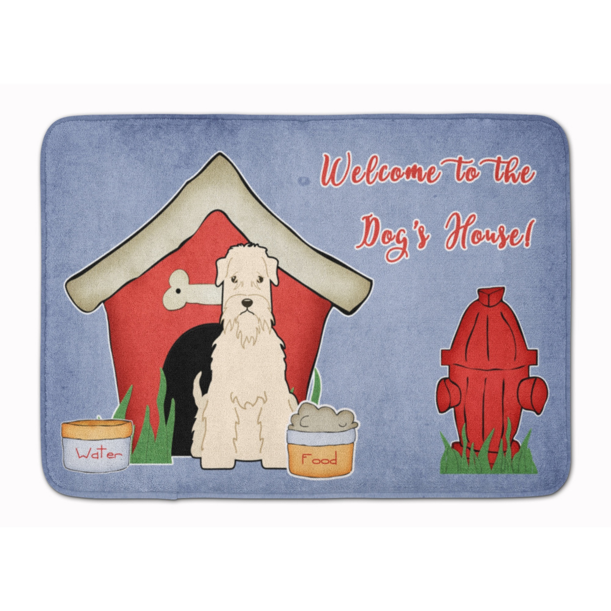 &quotCaroline's Treasures Dog House Soft Coated Wheaten Terrier, 19"" x 27"", Multicolor"