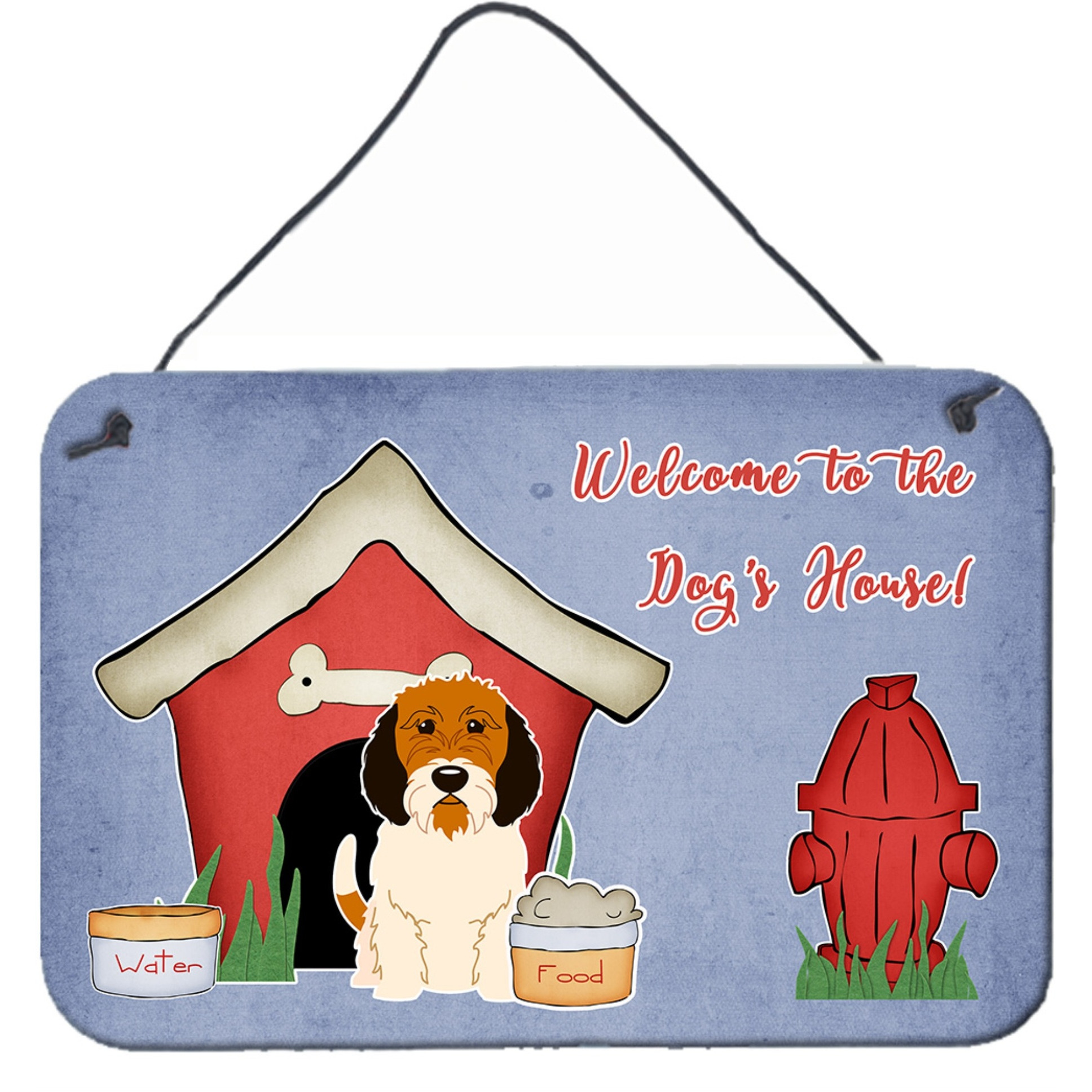 &quotCaroline's Treasures Dog House Collection Petit Basset Griffon Veenden Wall or Door Hanging Prints BB2833DS812, 8"" x 12"""