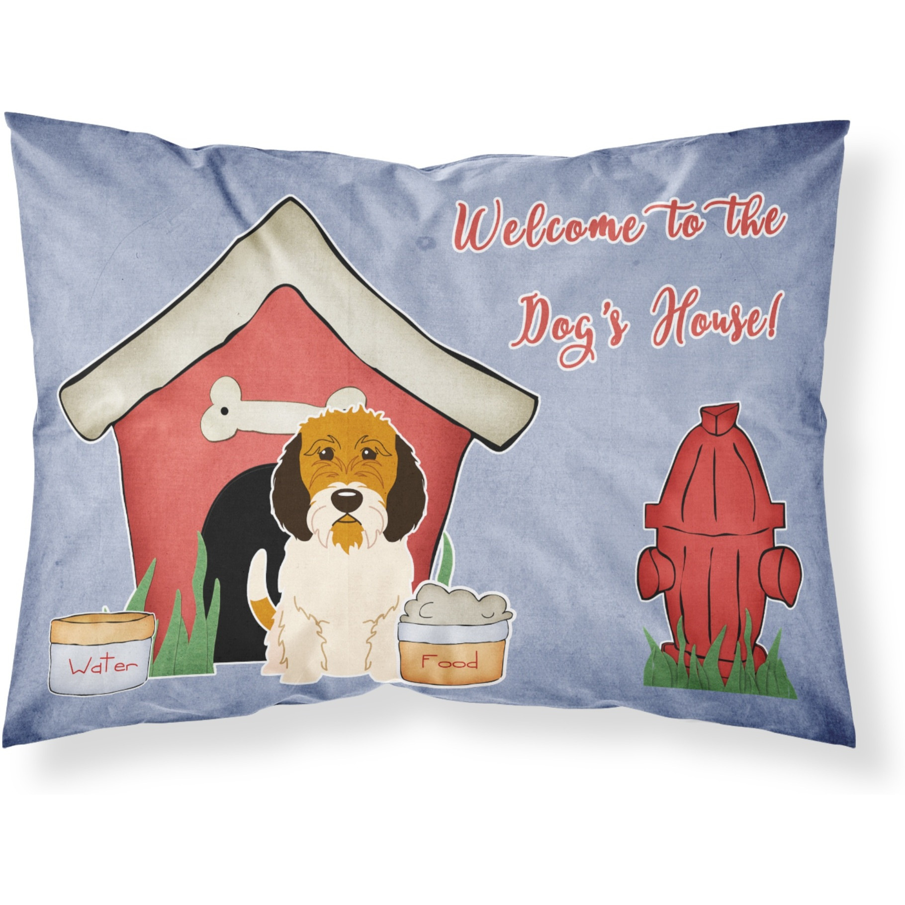 Caroline's Treasures Dog House Collection Petit Basset Griffon Veenden Fabric Standard Pillowcase BB2833PILLOWCASE