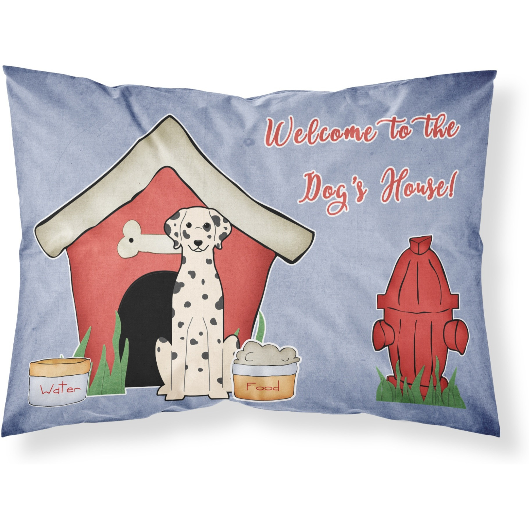 &quotCaroline's Treasures Dog House Collection Dalmatian Fabric Standard Pillowcase BB2851PILLOWCASE, Multicolor"