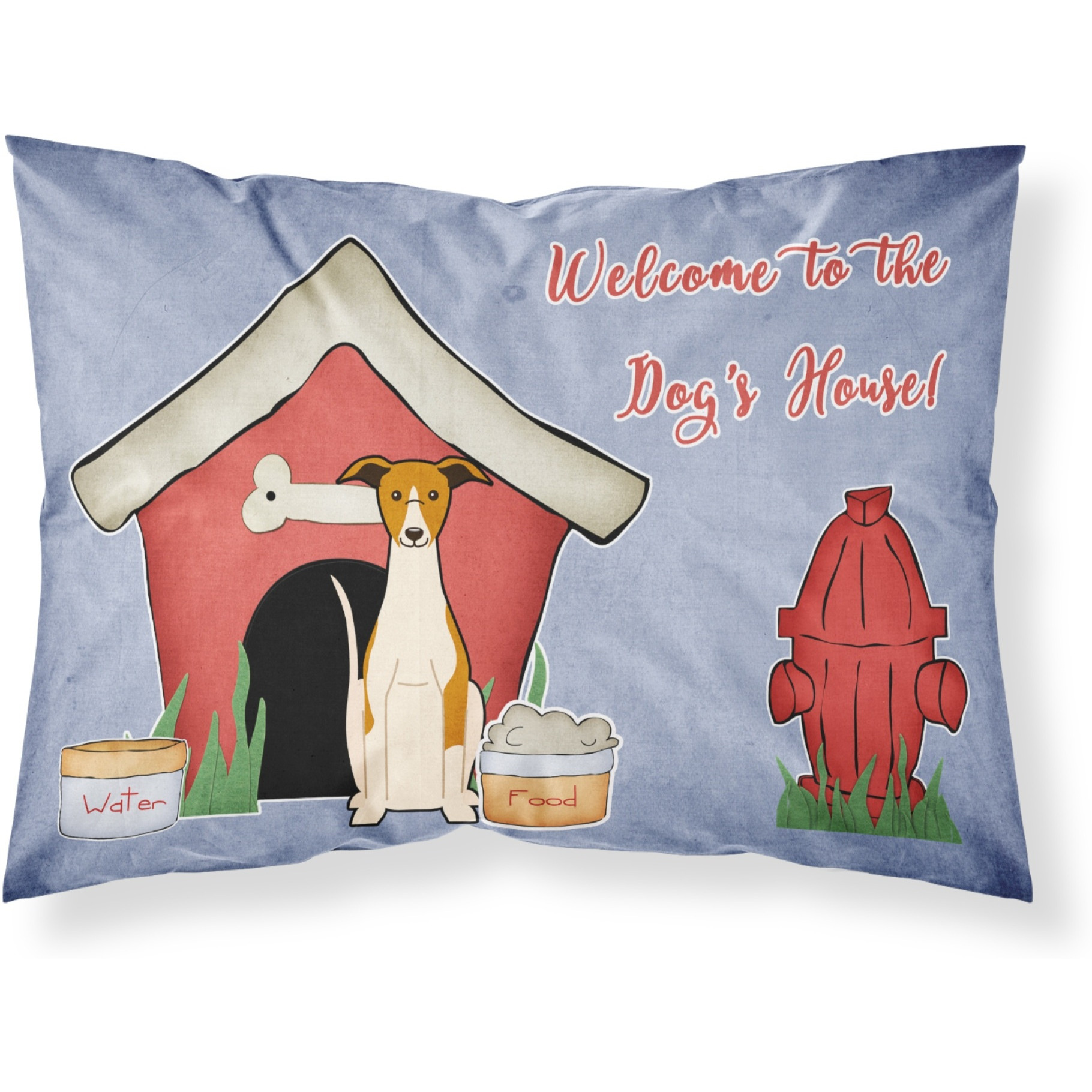 Caroline's Treasures Dog House Collection Whippet Fabric Standard Pillowcase BB2853PILLOWCASE