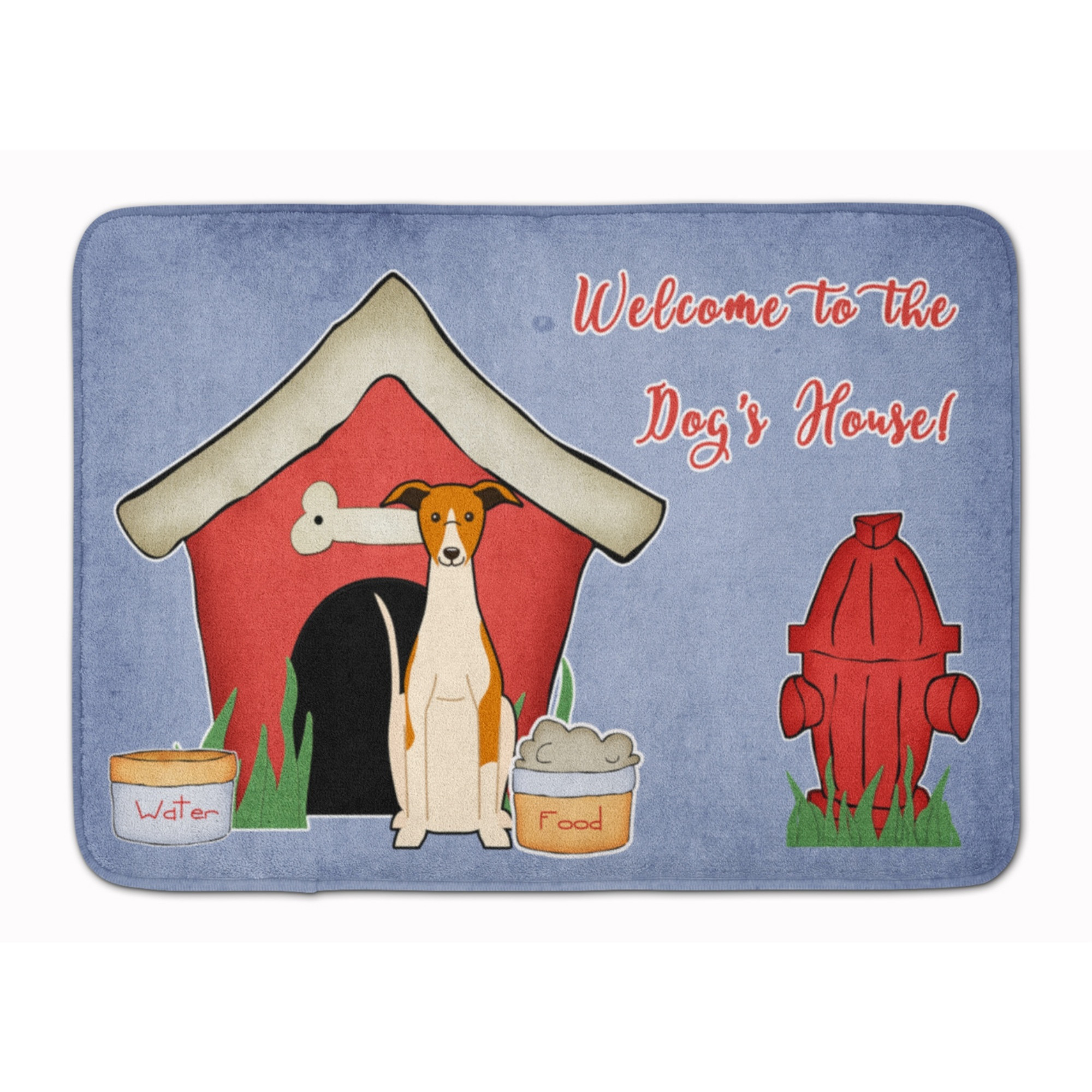 &quotCaroline's Treasures Dog House Collection Whippet Floor Mat, 19"" x 27"", Multicolor"