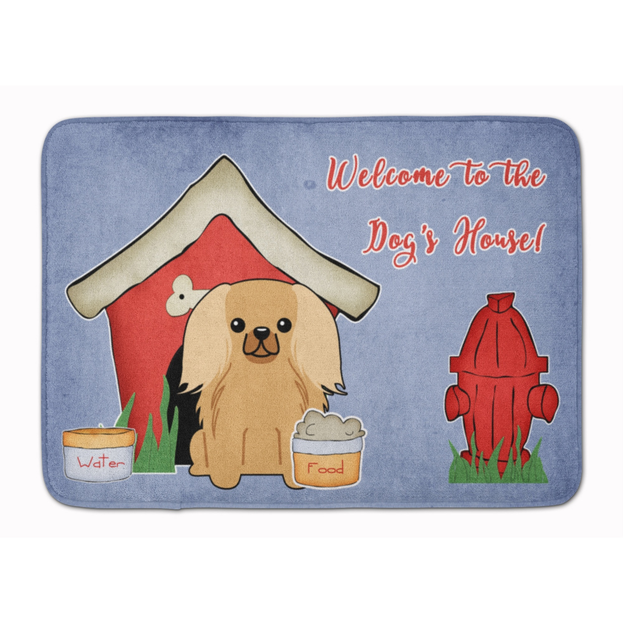 &quotCaroline's Treasures Dog House Pekingnese Fawn Sable, 19"" x 27"", Multicolor"