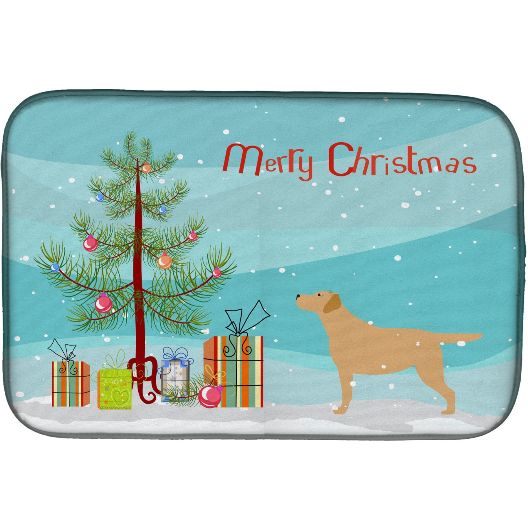 &quotCaroline's Treasures BB2915DDM Dish Drying Mat, 14 x 21, Multicolor"