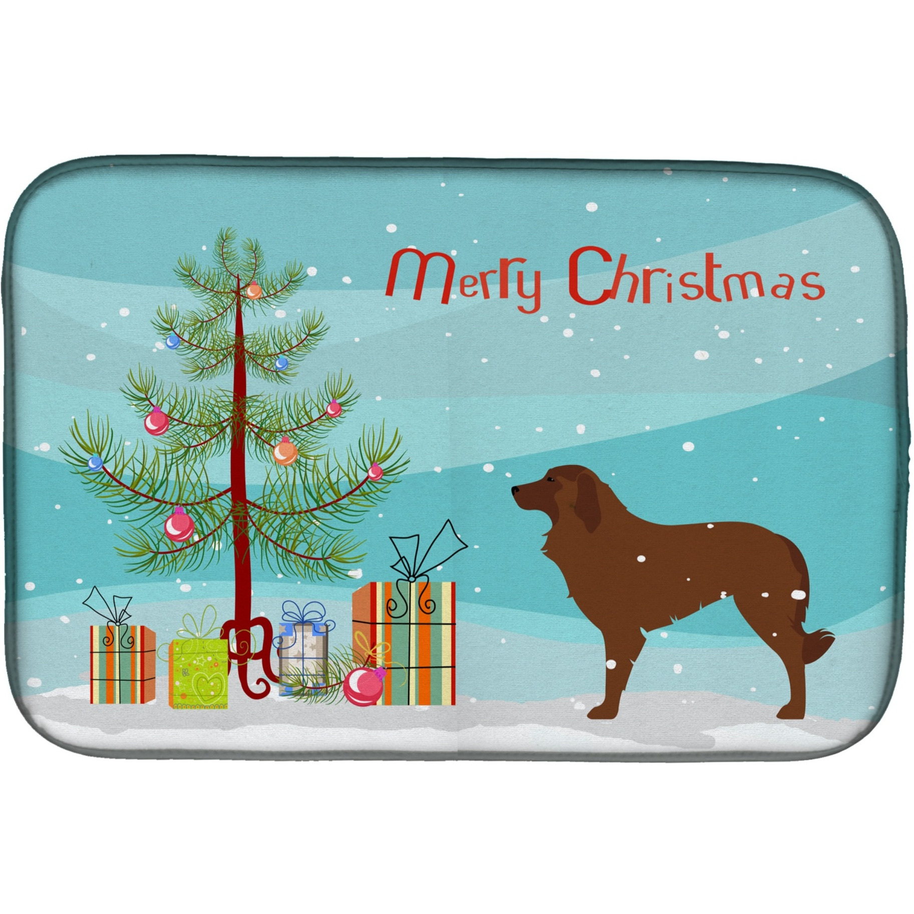 &quotCaroline's Treasures BB2949DDM Dish Drying Mat, 14"" x 21"", Multicolor"