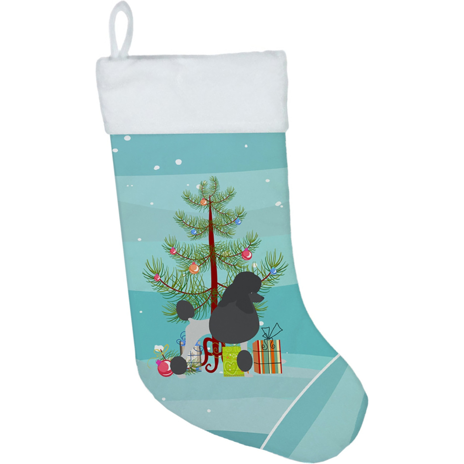 &quotCaroline's Treasures Poodle Merry Tree christmas-stockings, Multicolor"