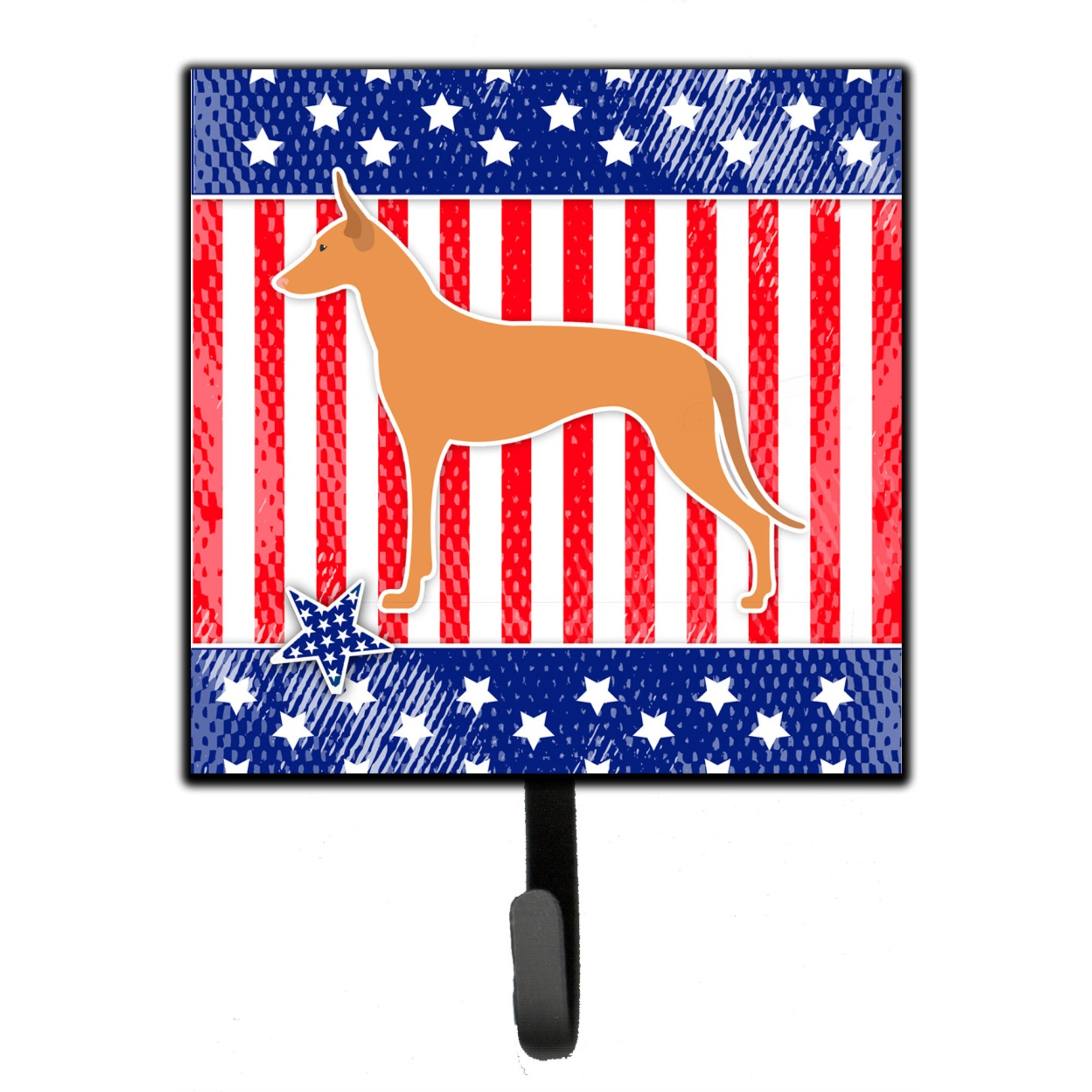 &quotCaroline's Treasures USA Patriotic Pharaoh Hound Leash or Key Holder BB3288SH4, Small, Multicolor"