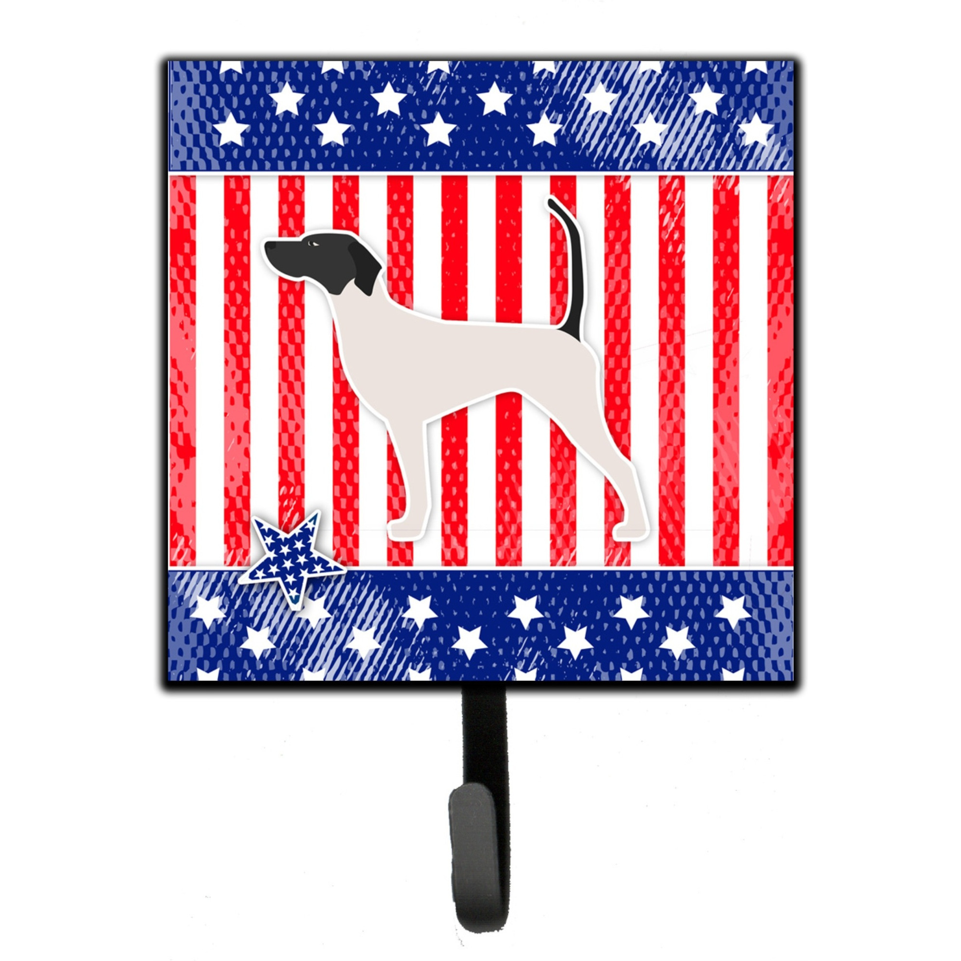 &quotCaroline's Treasures USA Patriotic English Pointer Leash or Key Holder BB3295SH4, Small, Multicolor"