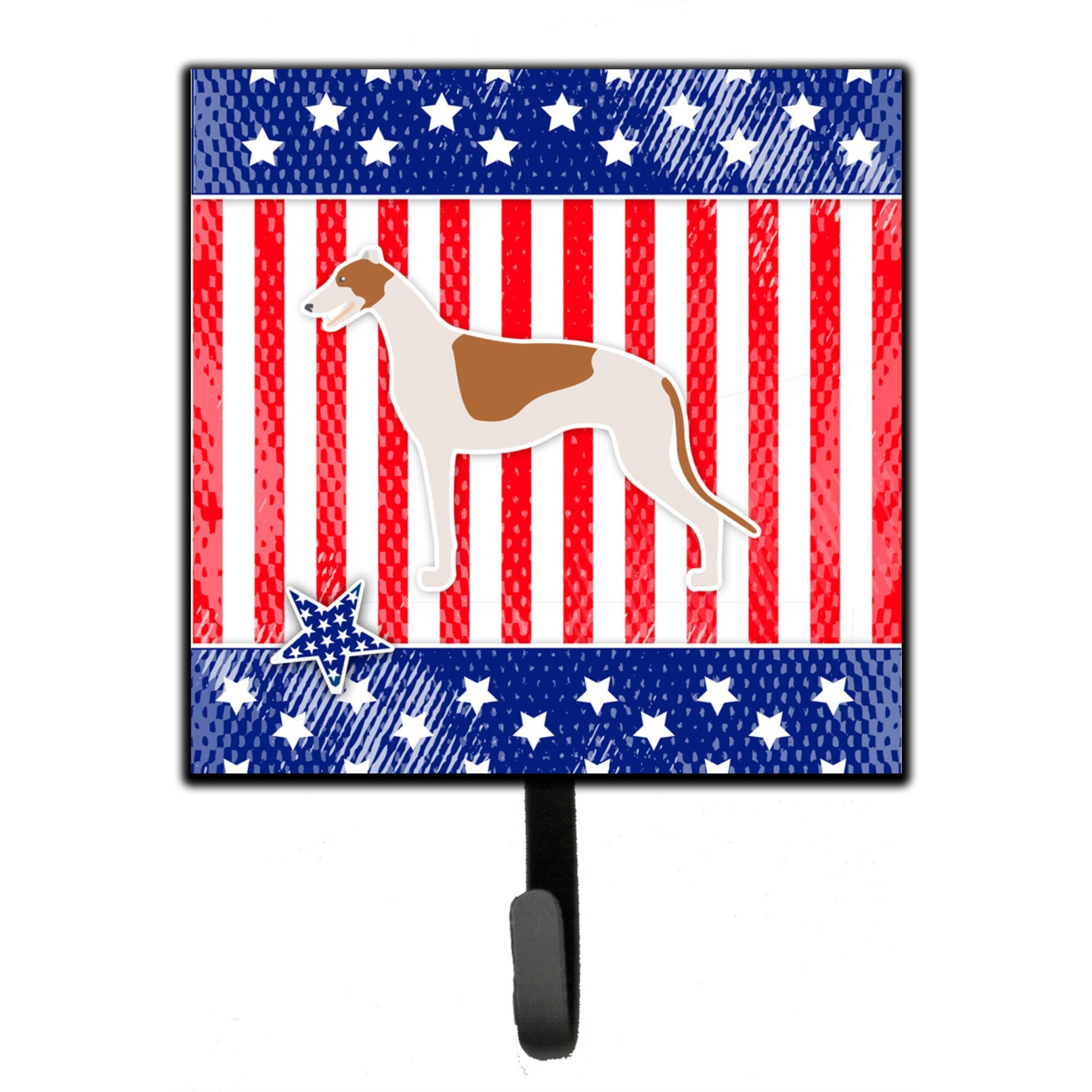 &quotCaroline's Treasures USA Patriotic Greyhound Leash or Key Holder BB3305SH4, Small, Multicolor"