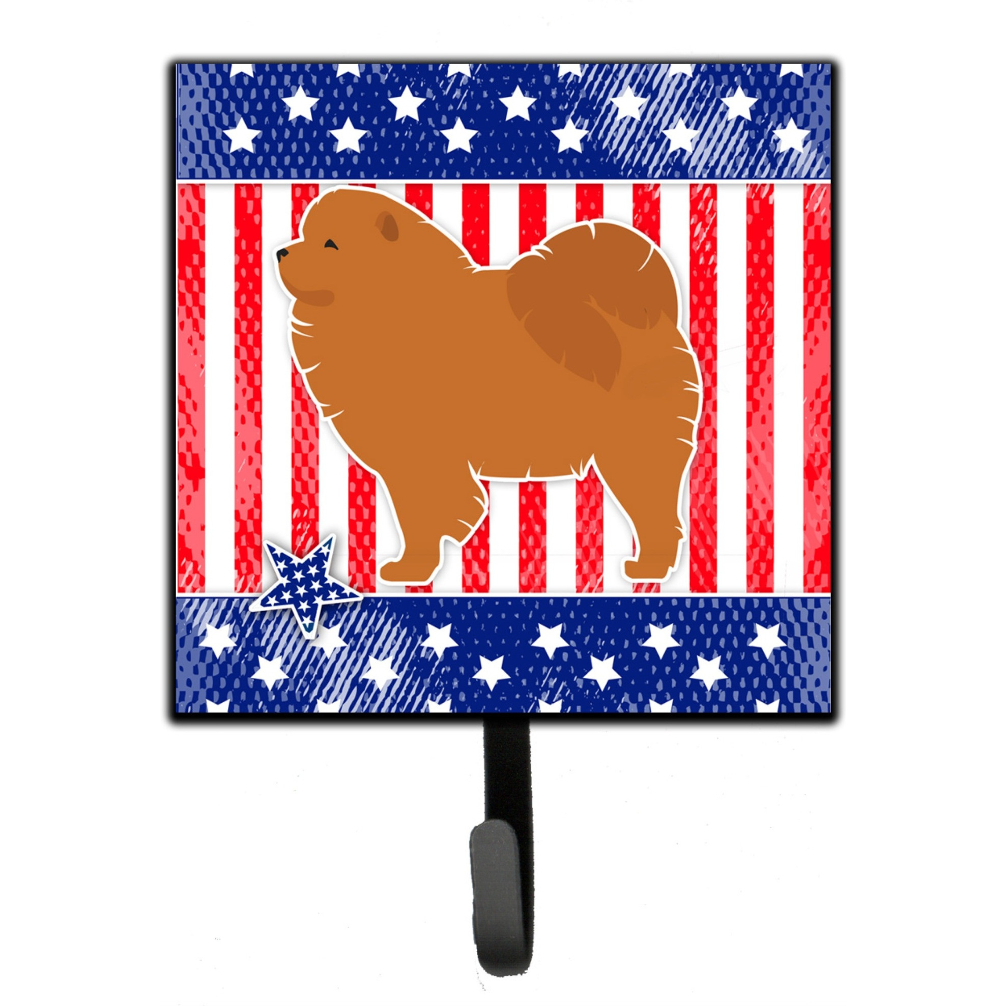 &quotCaroline's Treasures USA Patriotic Chow Leash or Key Holder BB3351SH4, Small, Multicolor"