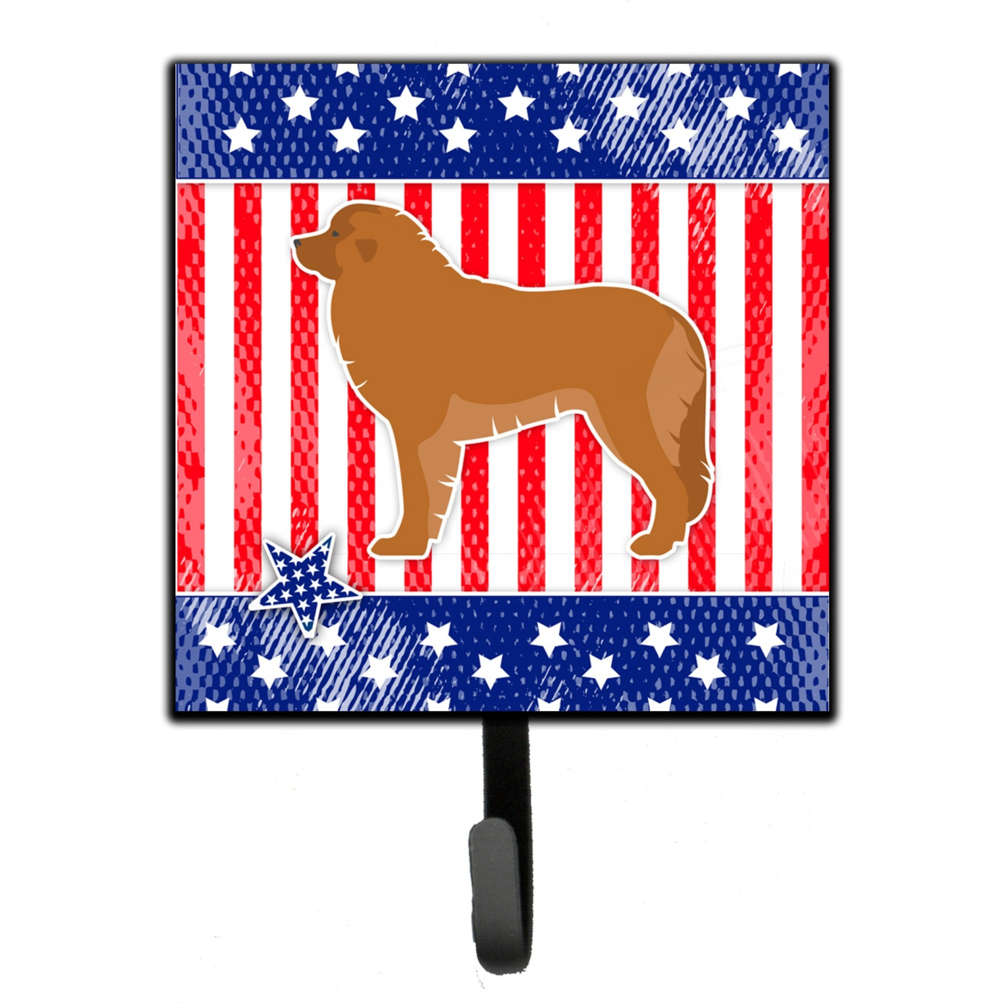&quotCaroline's Treasures USA Patriotic Leonberger Leash or Key Holder BB3358SH4, Small, Multicolor"