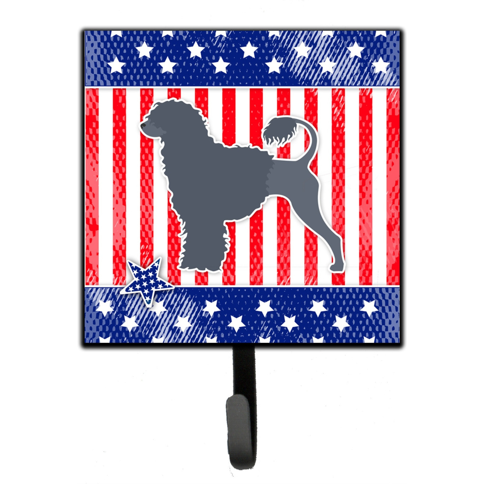 &quotCaroline's Treasures USA Patriotic Portuguese Water Dog Leash or Key Holder BB3368SH4, Small, Multicolor"